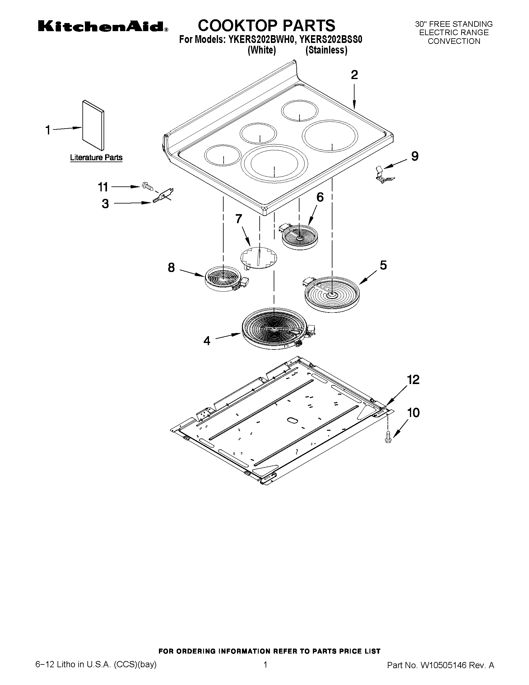 01 - COOKTOP PARTS