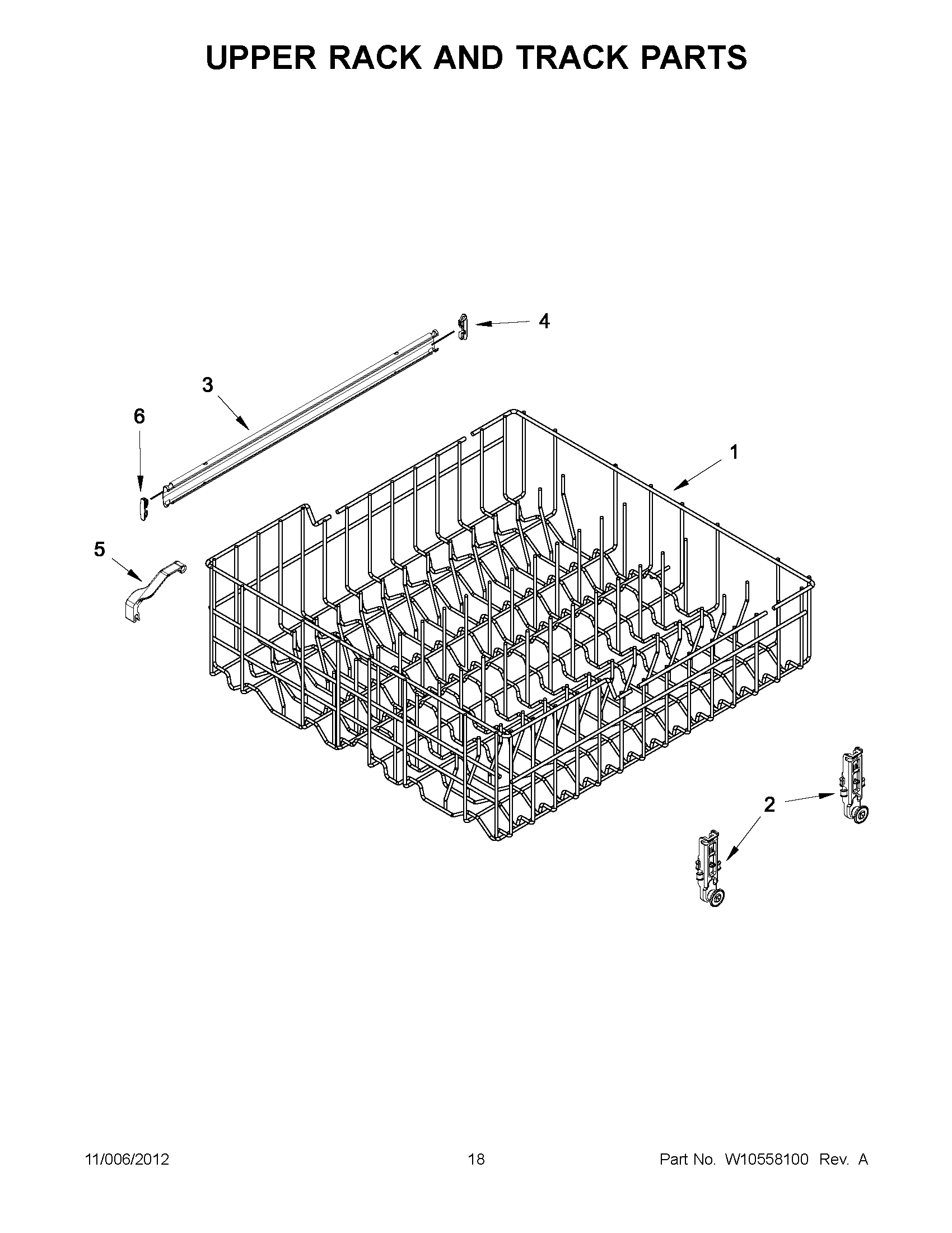 09 - UPPER RACK AND TRACK PARTS