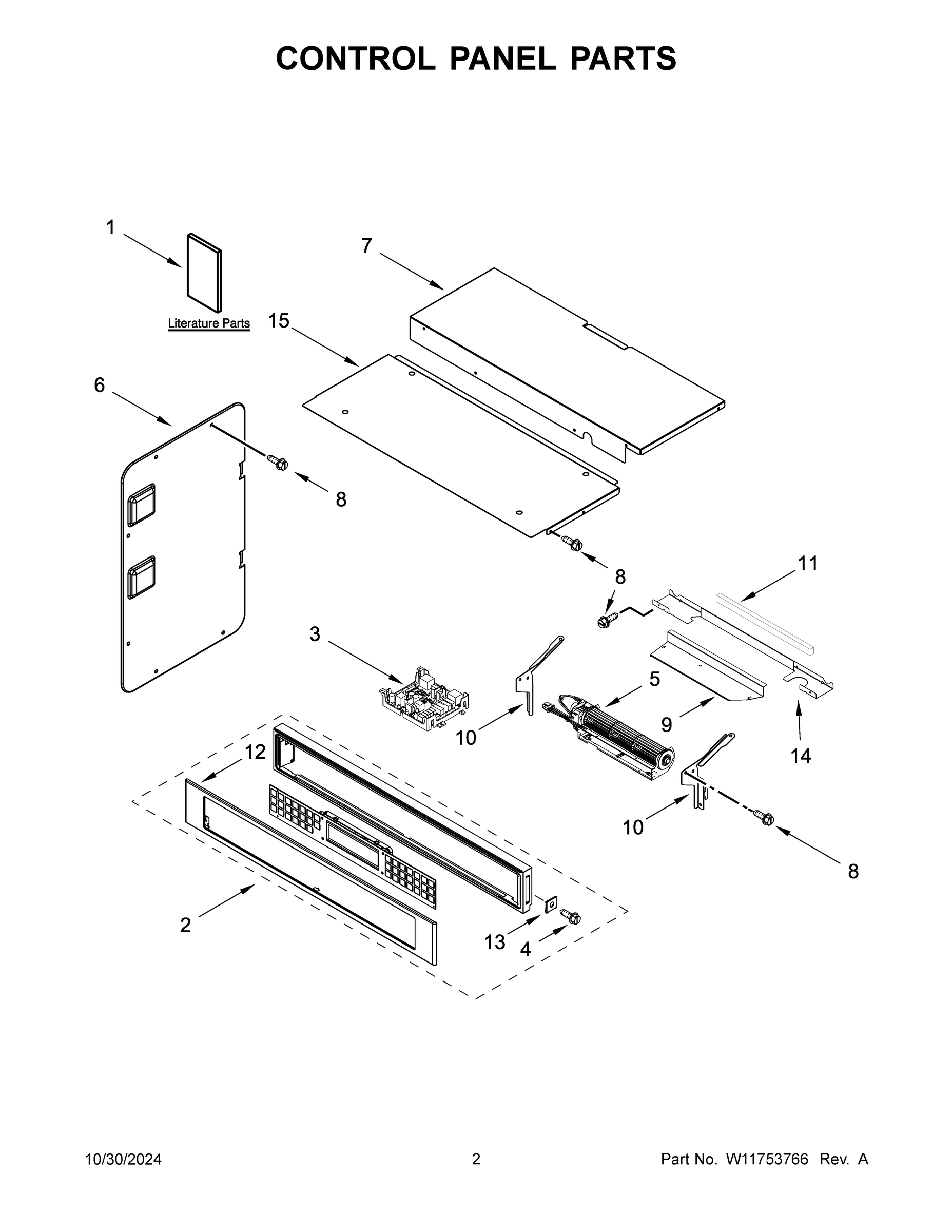 02 - CONTROL PANEL PARTS