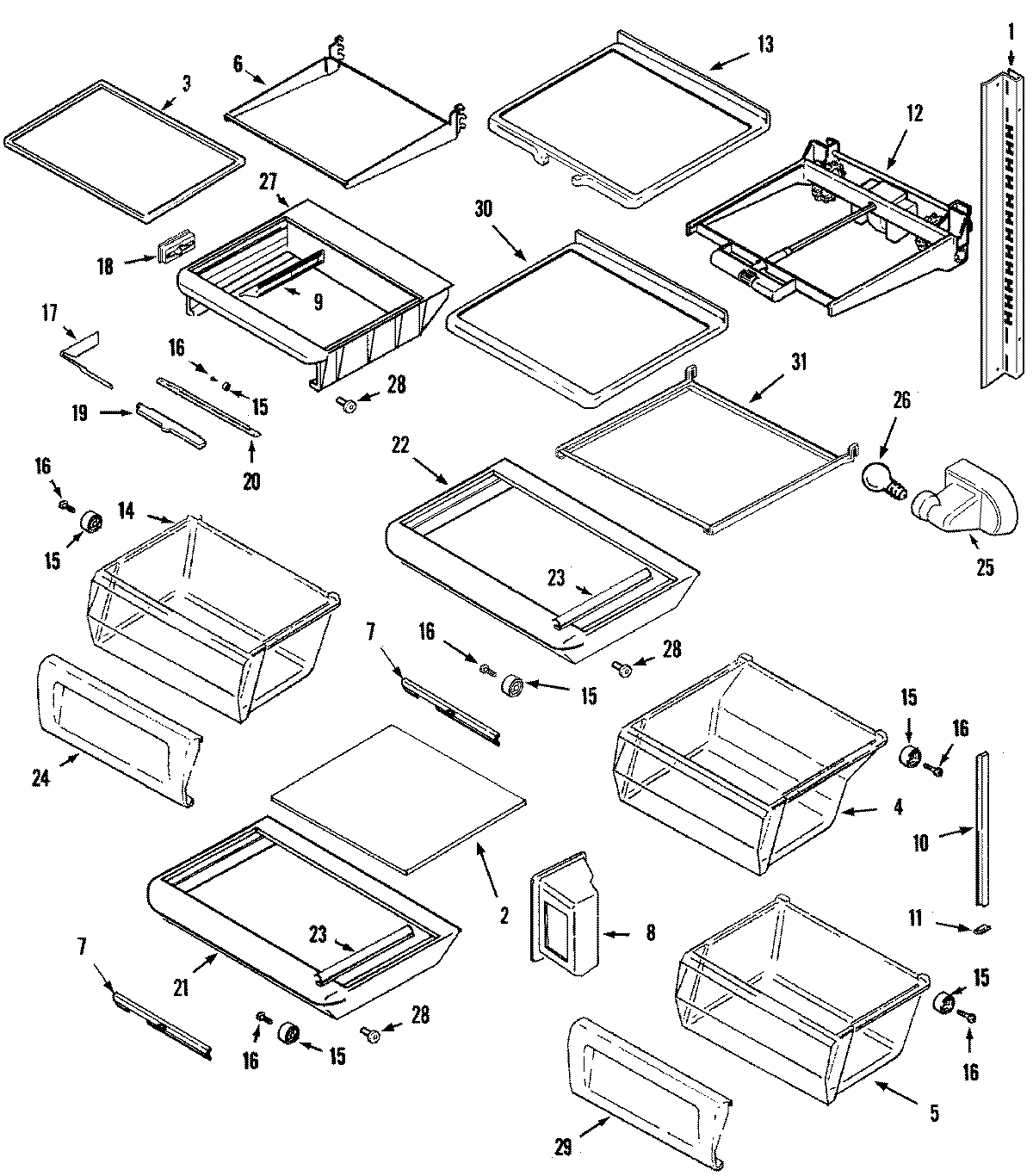 11 - SHELVES & ACCESSORIES