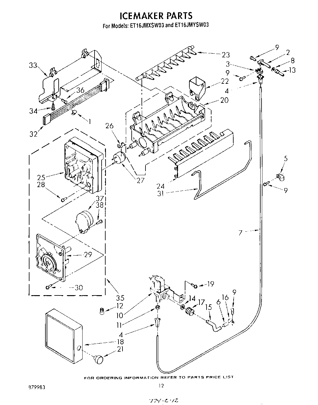 09 - ICE MAKER , NOT ILLUSTRATED
