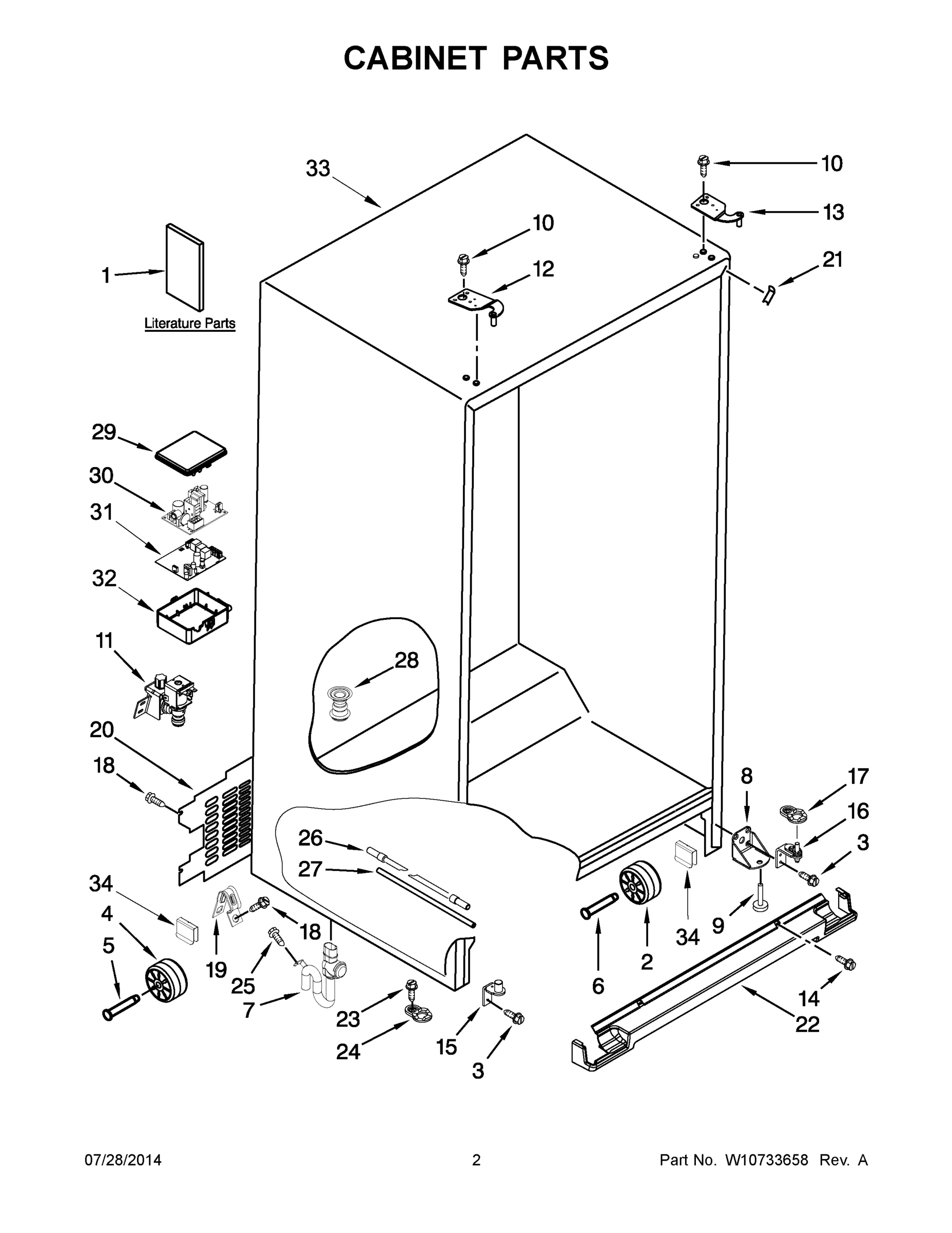 02 - CABINET PARTS