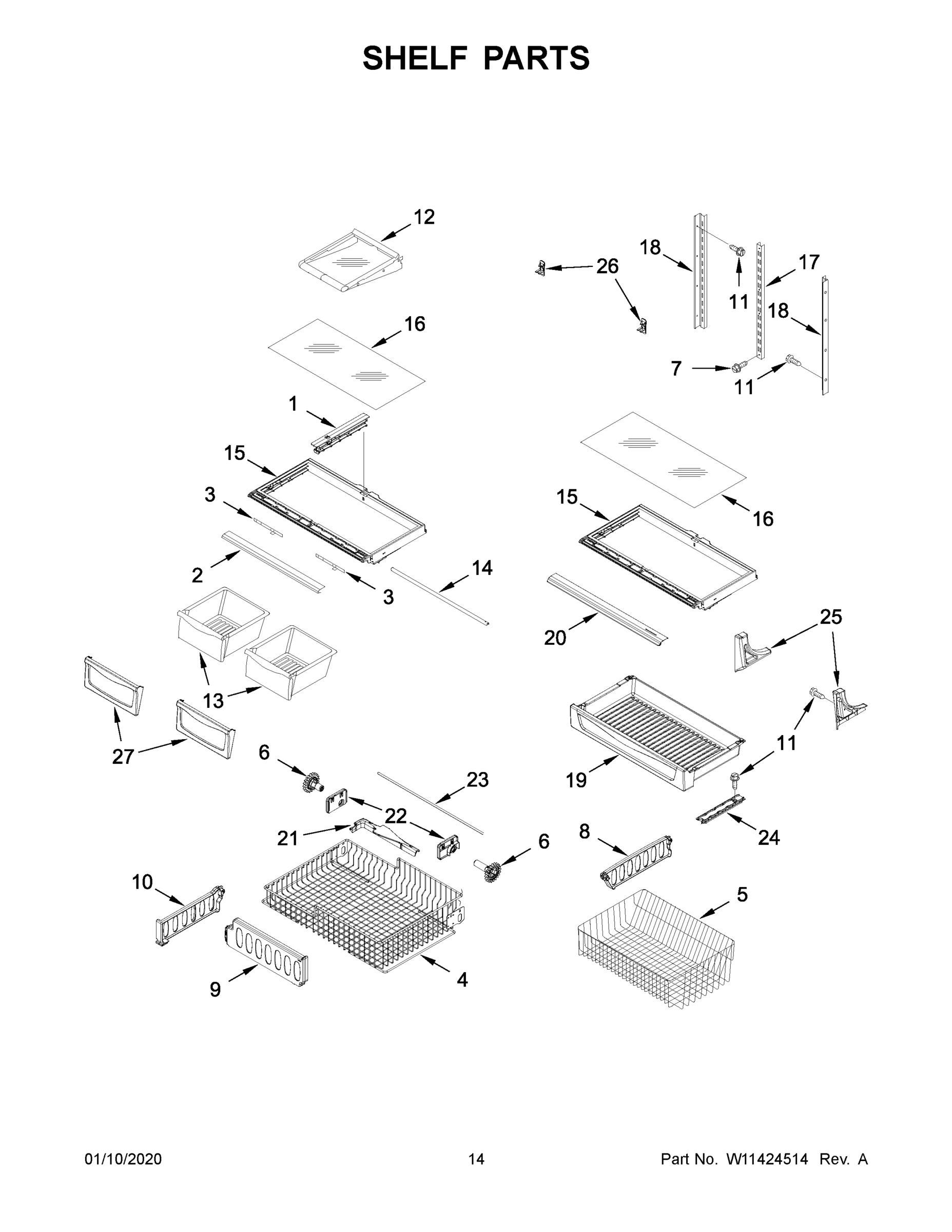 08 - SHELF PARTS