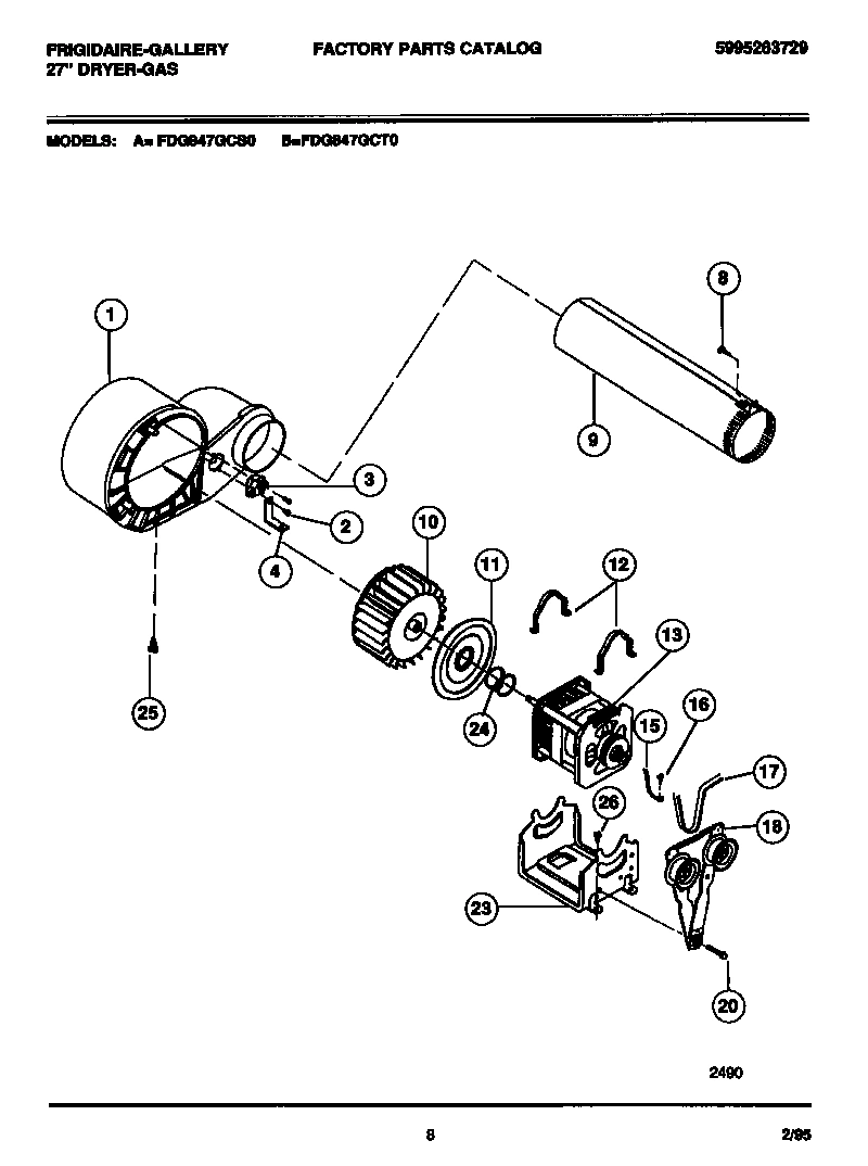 05 - MOTOR, FAN HOUSING, EXHAUST DUCT