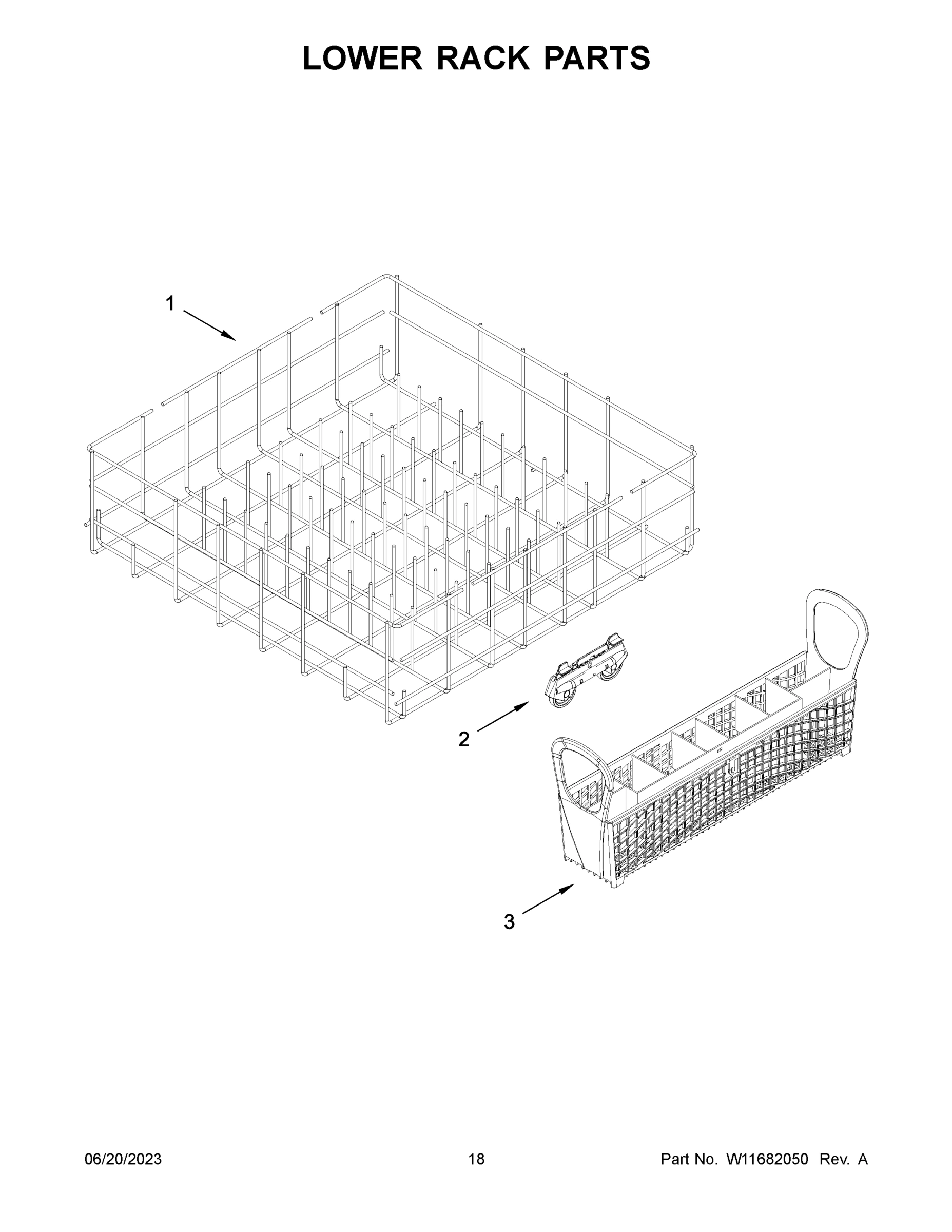 10 - LOWER RACK PARTS