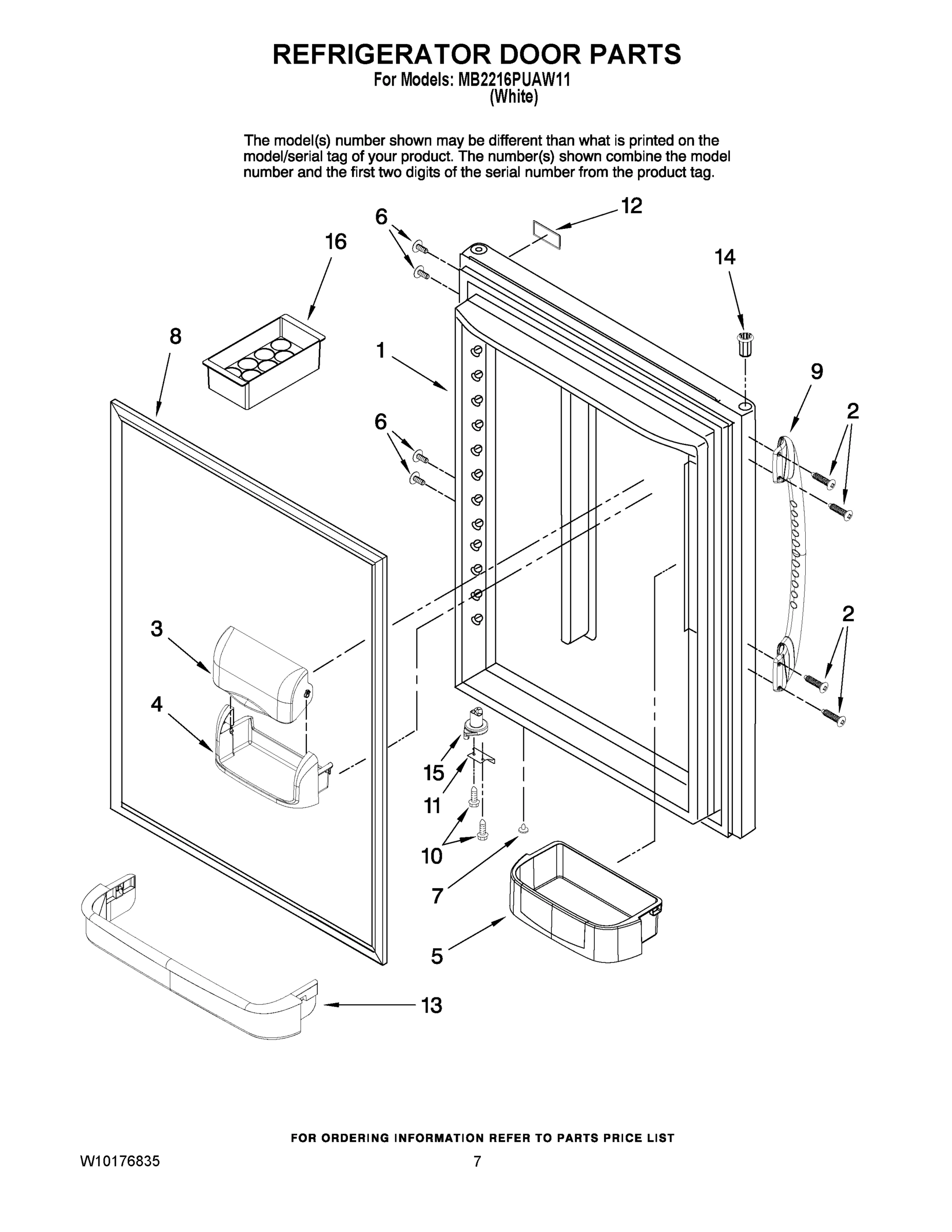 05 - REFRIGERATOR DOOR PARTS