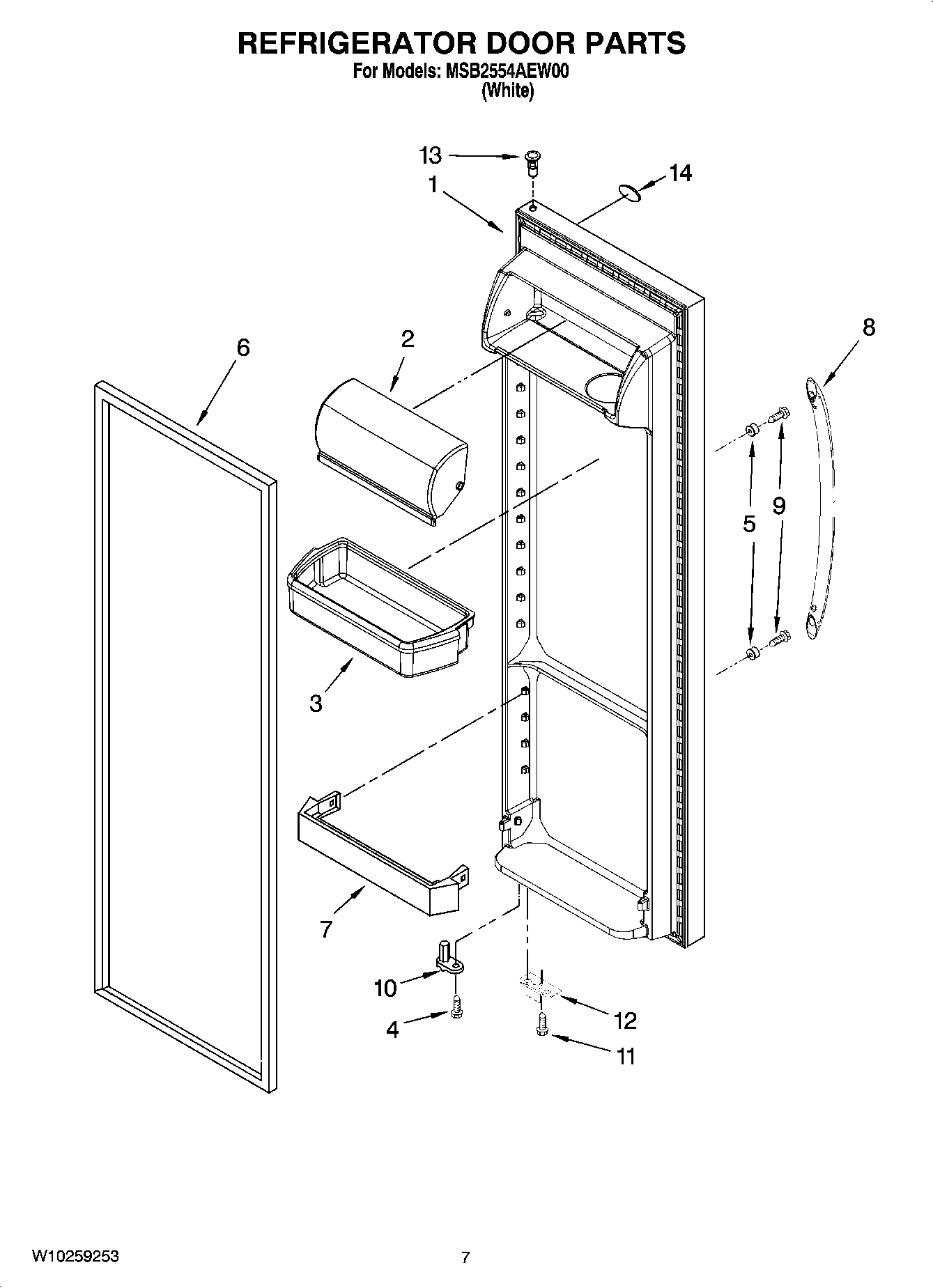 05 - REFRIGERATOR DOOR PARTS