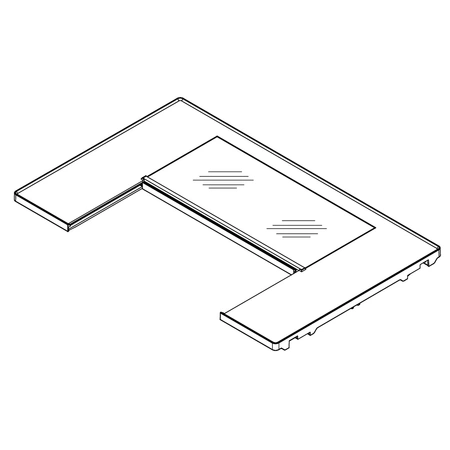 W11099777 Whirlpool Refrigerator Glass Shelf