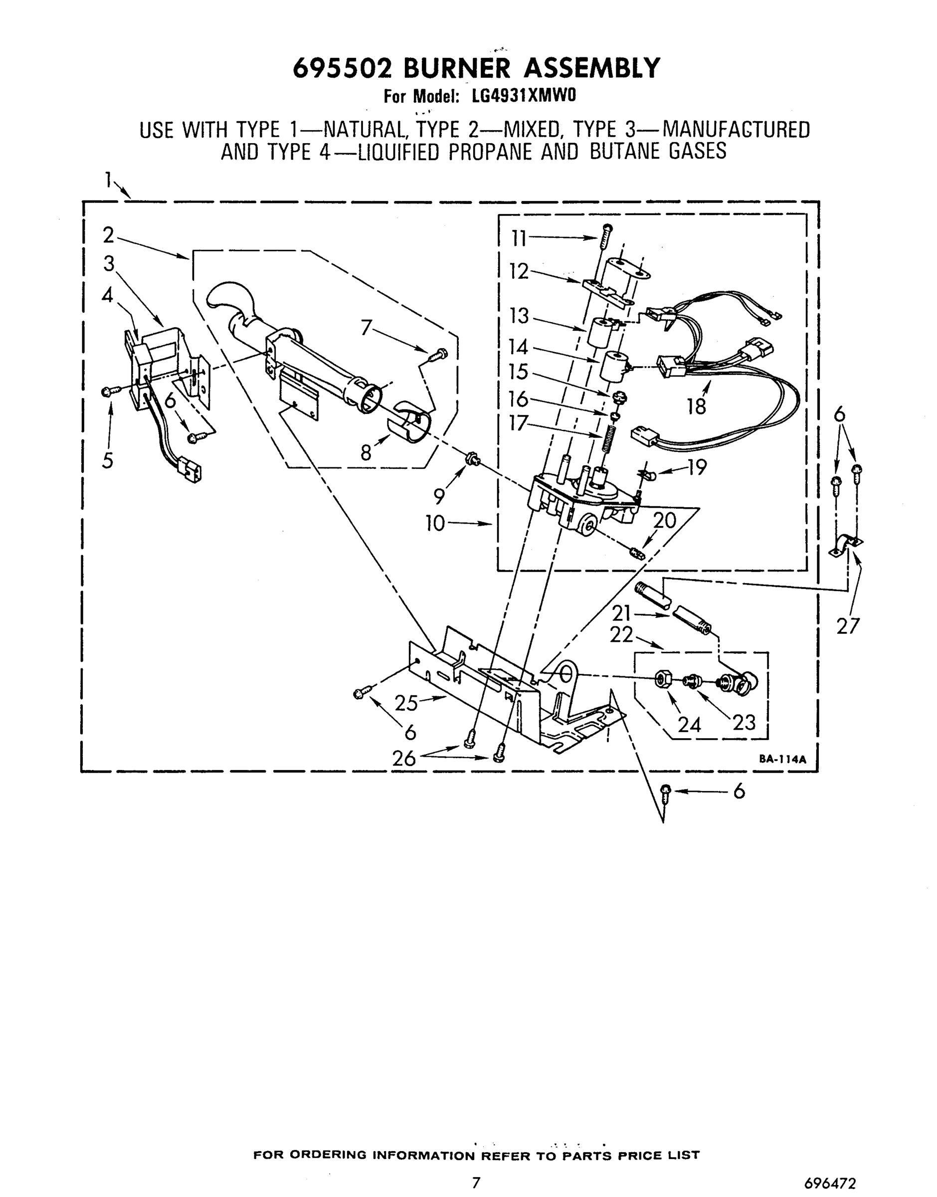 05 - 695502 BURNER
