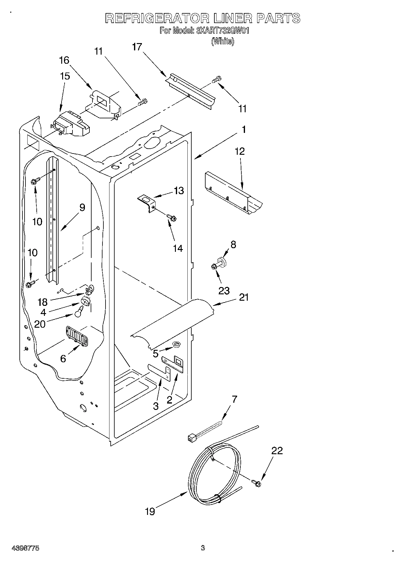 02 - REFRIGERATOR LINER