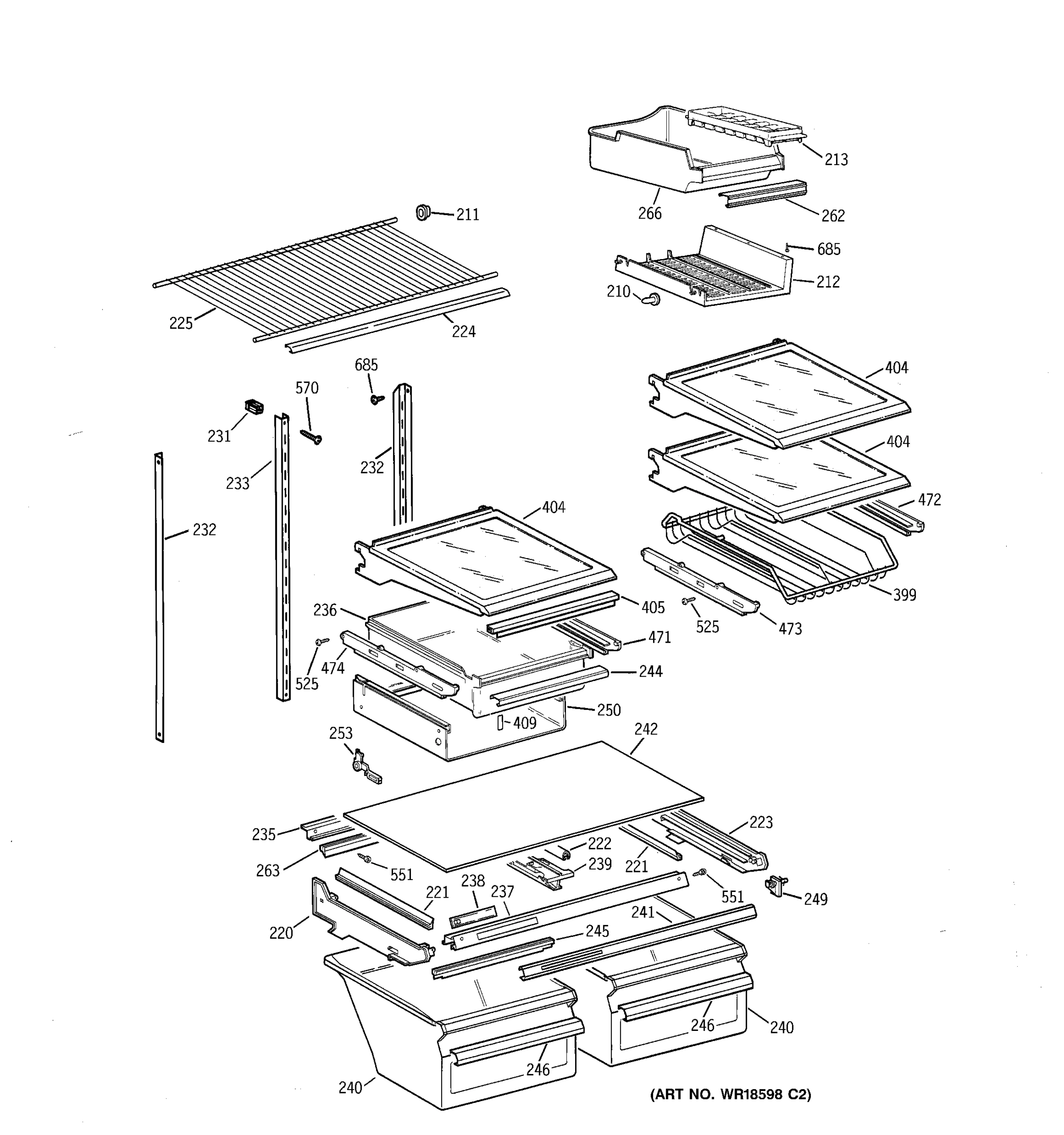 SHELF PARTS