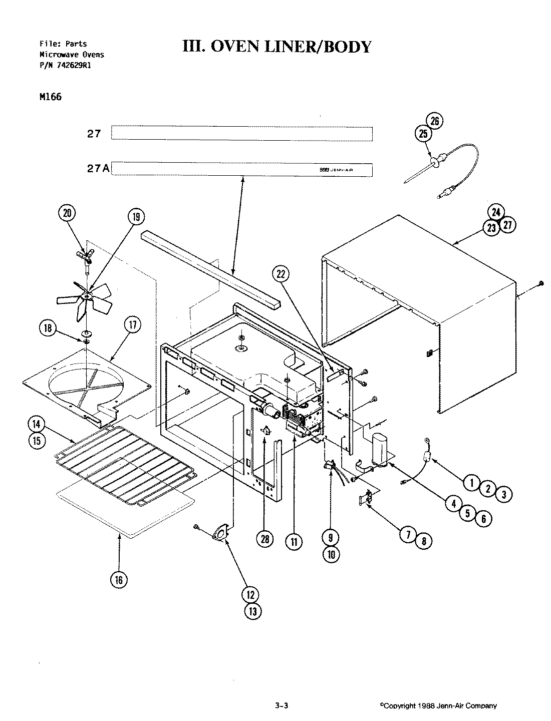 06 - OVEN LINER-BODY (M166)