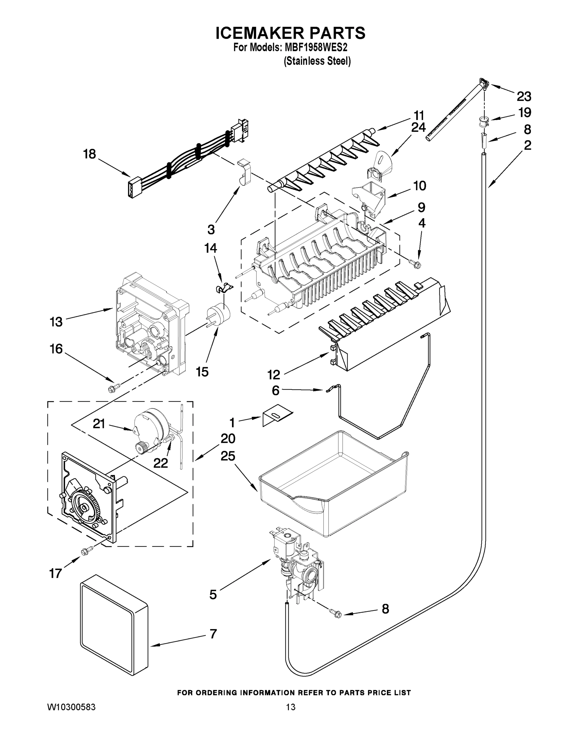 08 - ICEMAKER PARTS