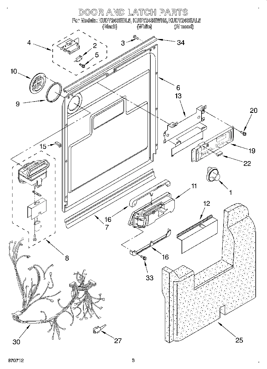 03 - DOOR AND LATCH