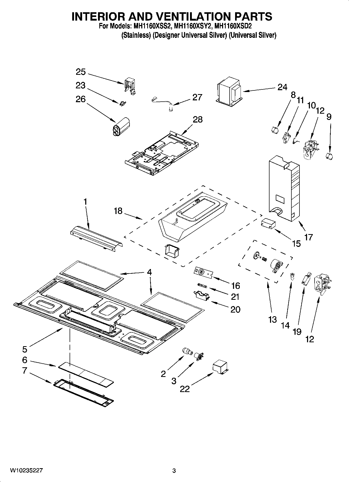 03 - INTERIOR AND VENTILATION PARTS