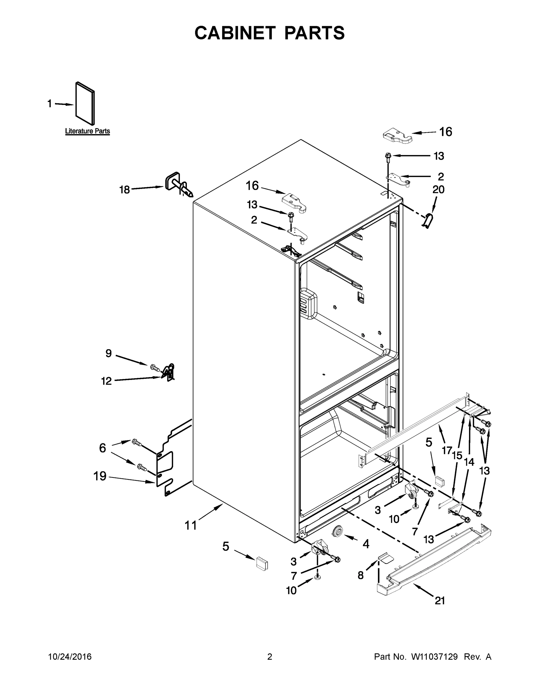 02 - CABINET PARTS
