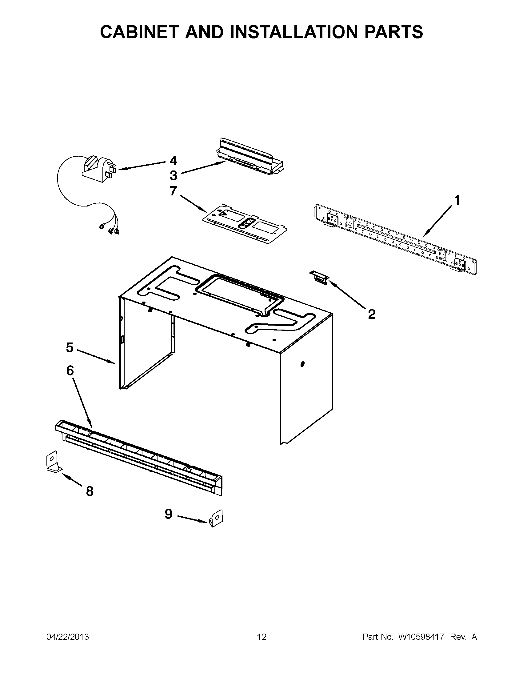 06 - CABINET AND INSTALLATION PARTS