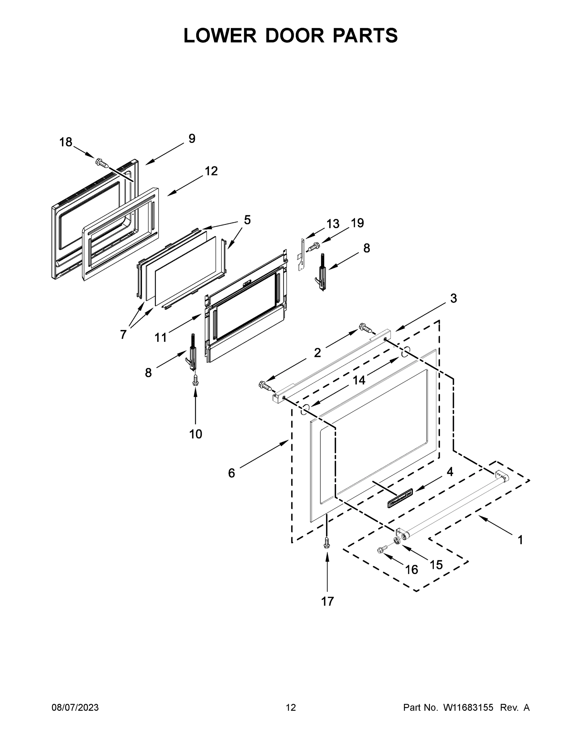 07 - LOWER DOOR PARTS