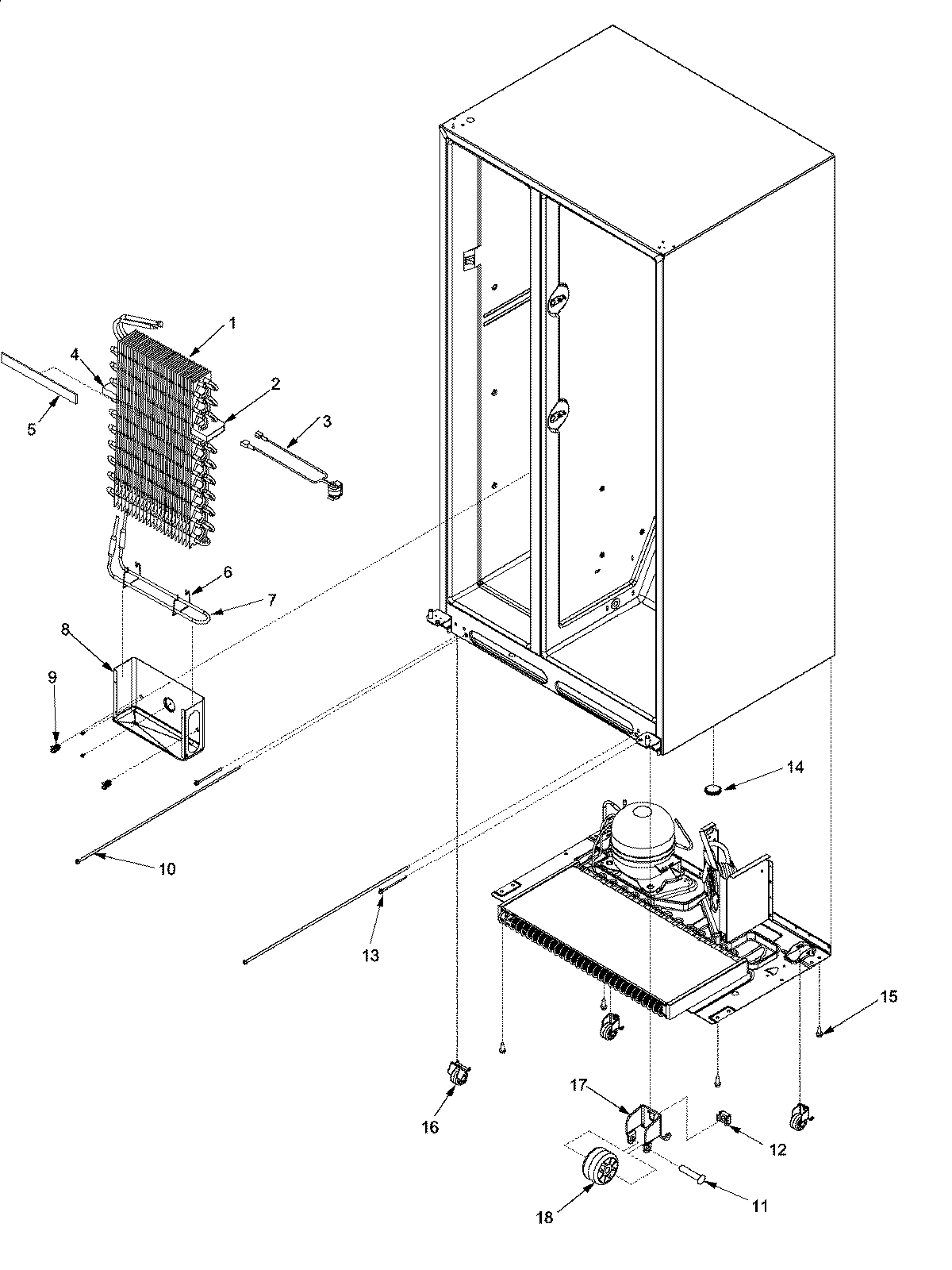 07 - EVAPORATOR ASSY AND ROLLERS
