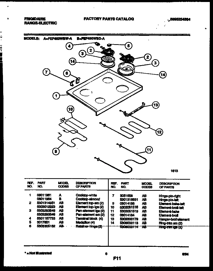 05 - COOKTOP AND BROILER PARTS