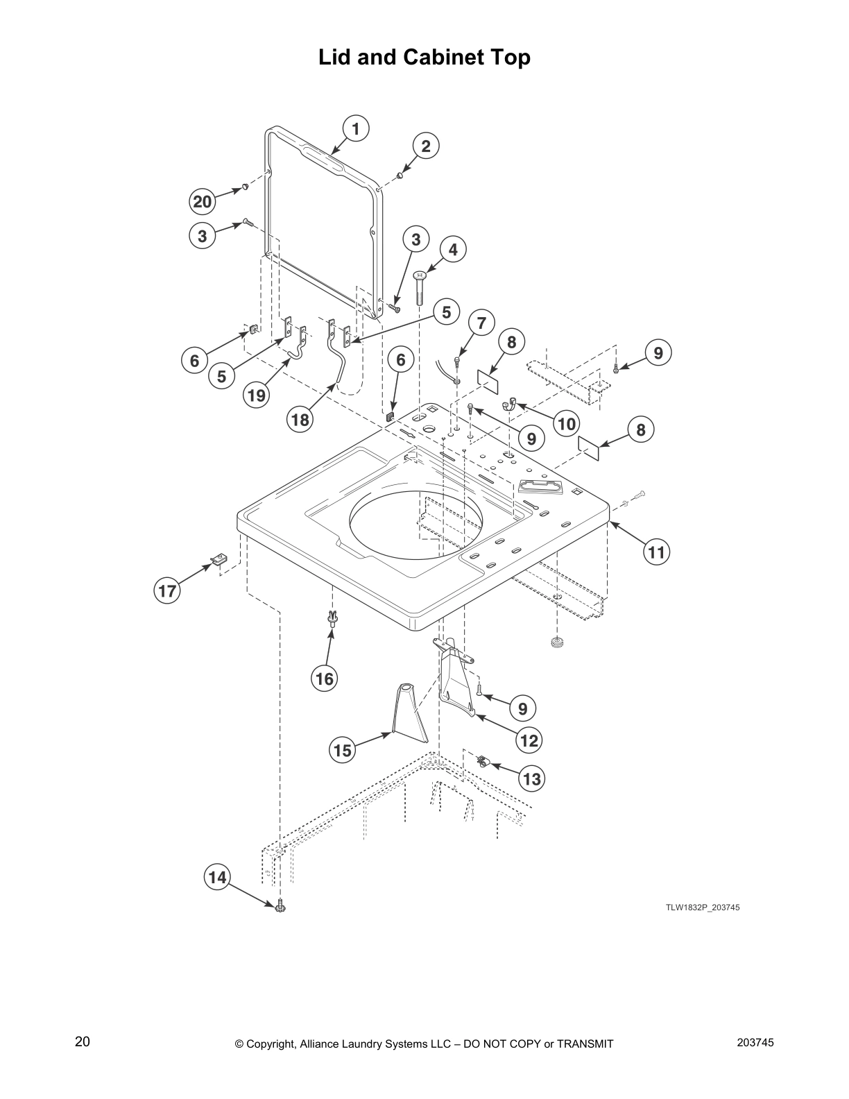 Lid and Cabinet Top