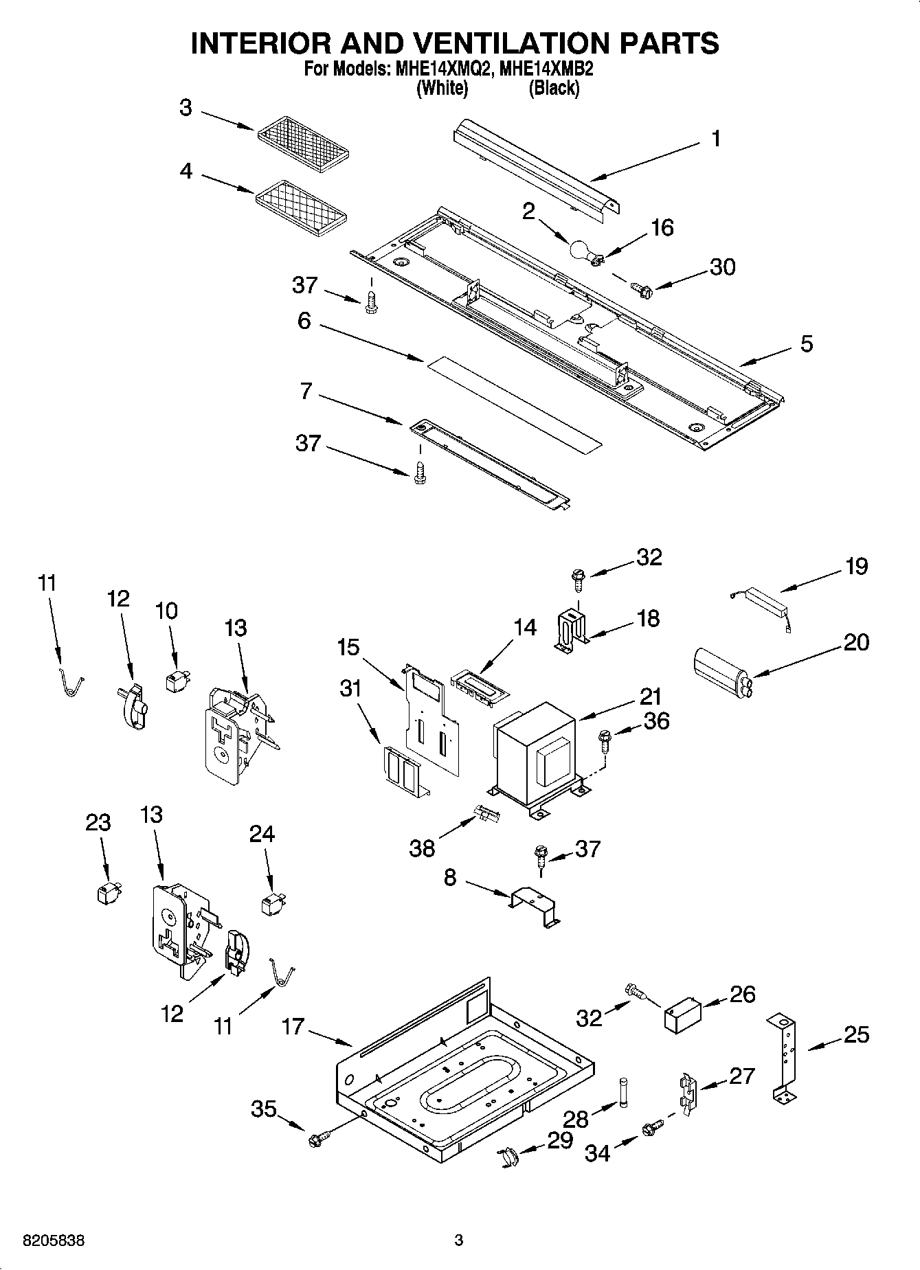03 - INTERIOR AND VENTILATION PARTS