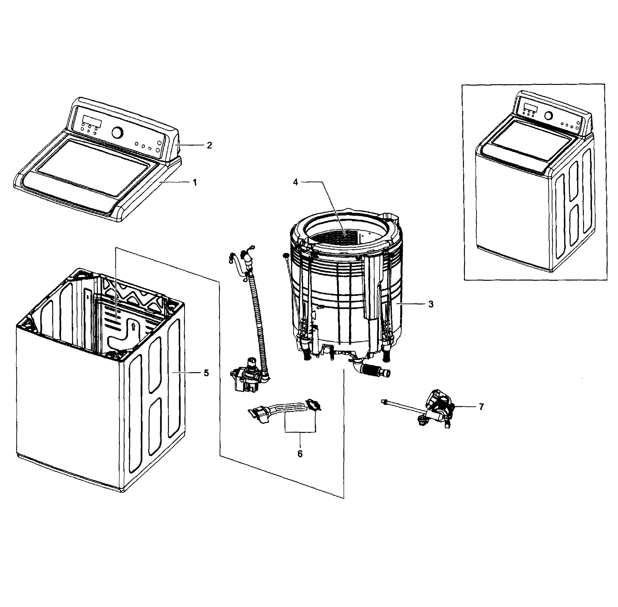 TUB ASSY