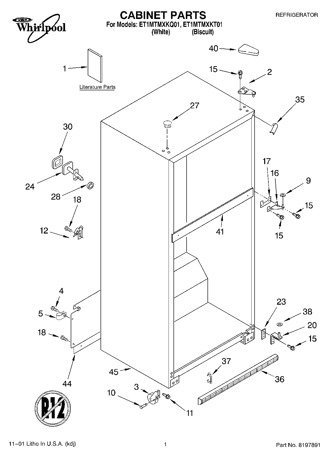 01 - CABINET, LITERATURE