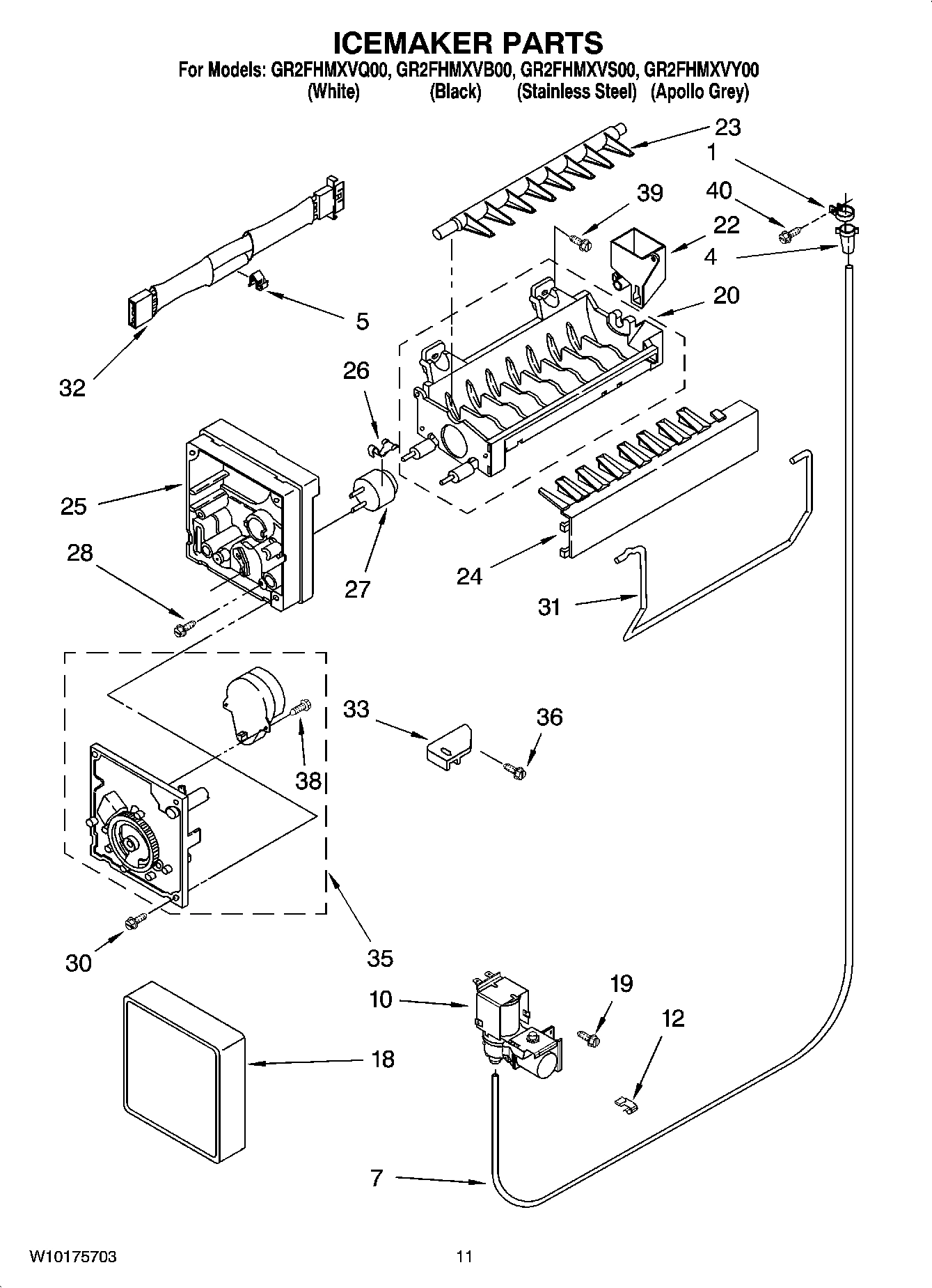06 - ICEMAKER PARTS