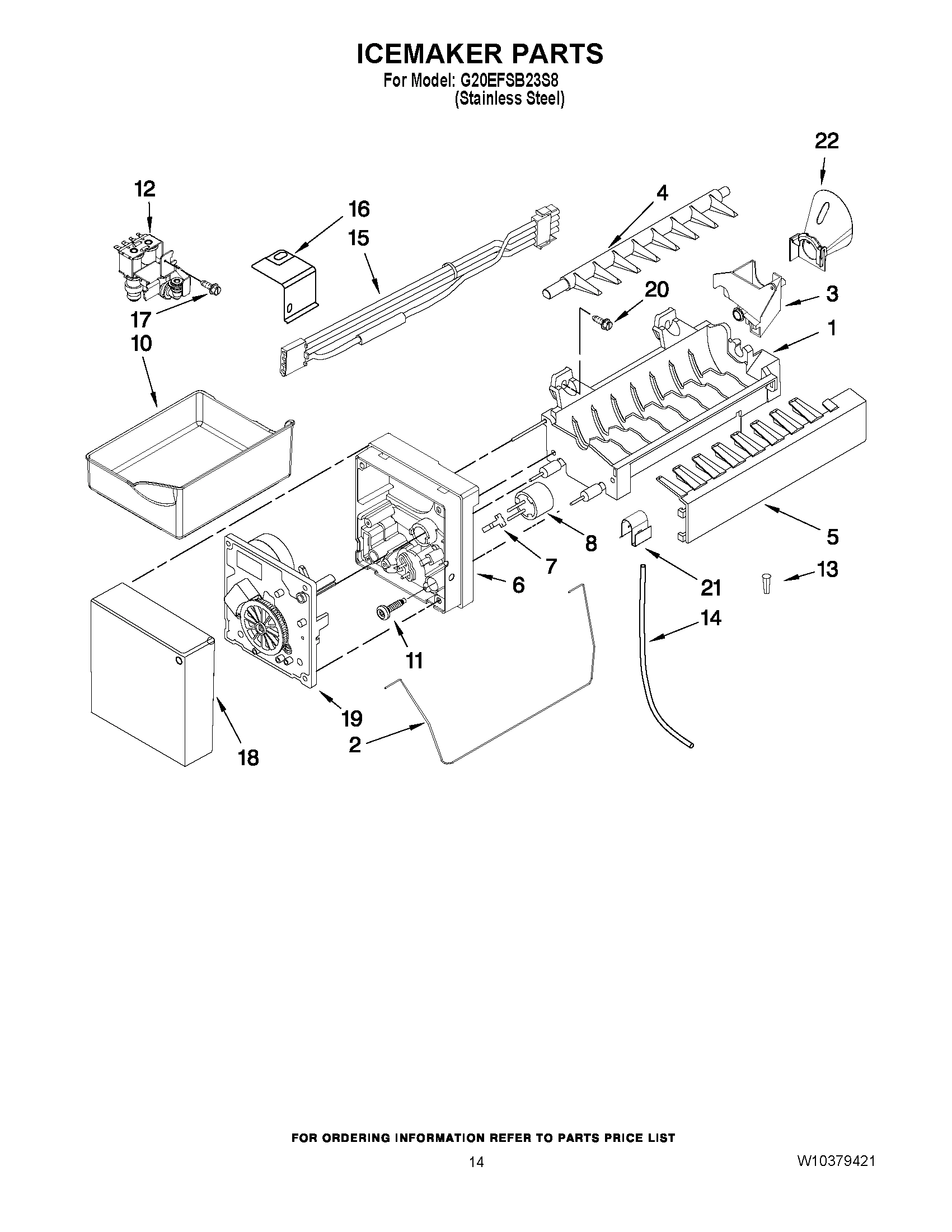 08 - ICEMAKER PARTS