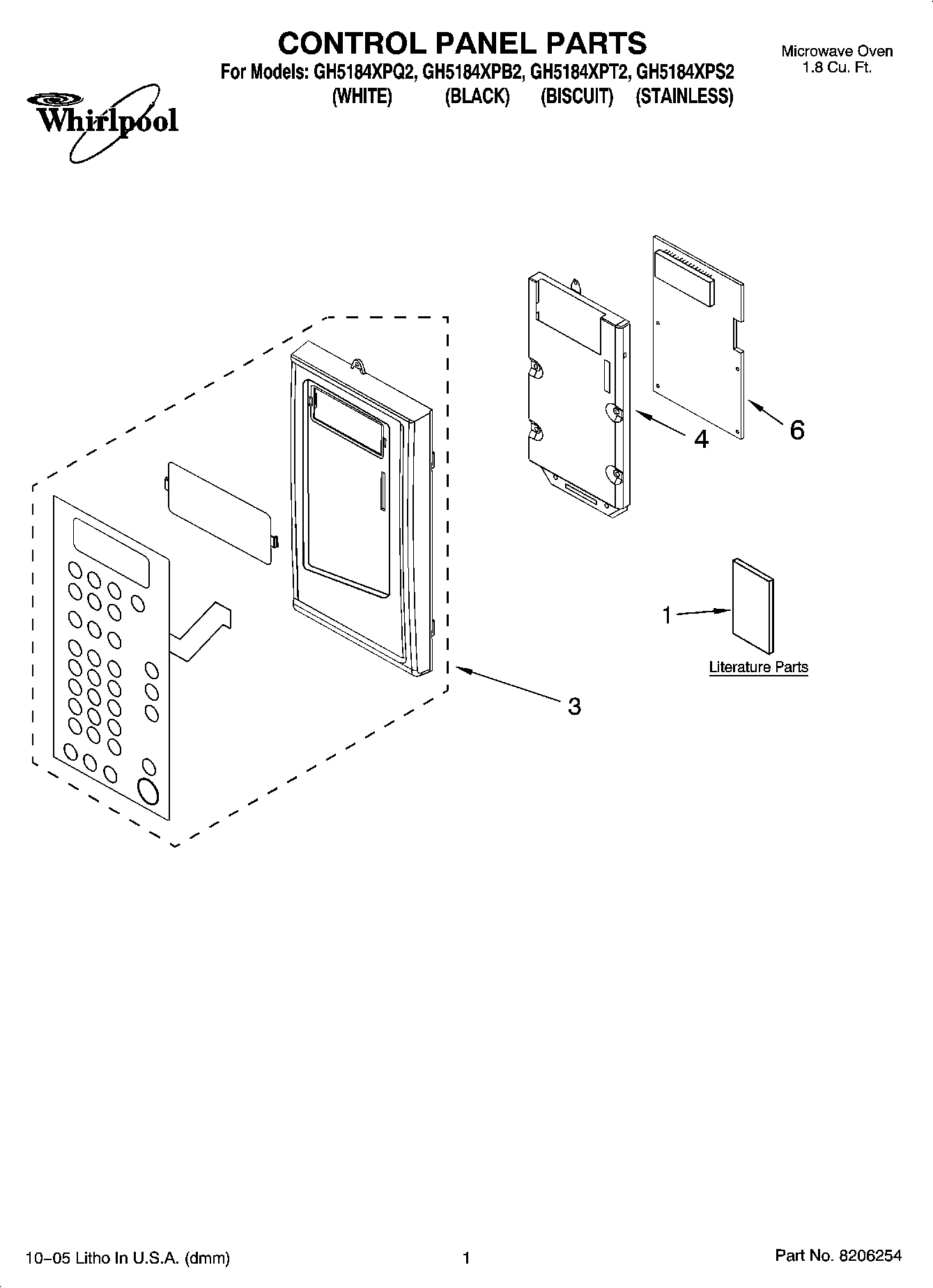 01 - CONTROL PANEL PARTS