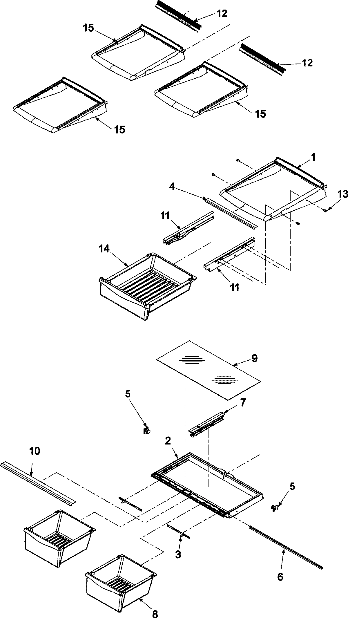 09 - REFRIGERATOR SHELVING