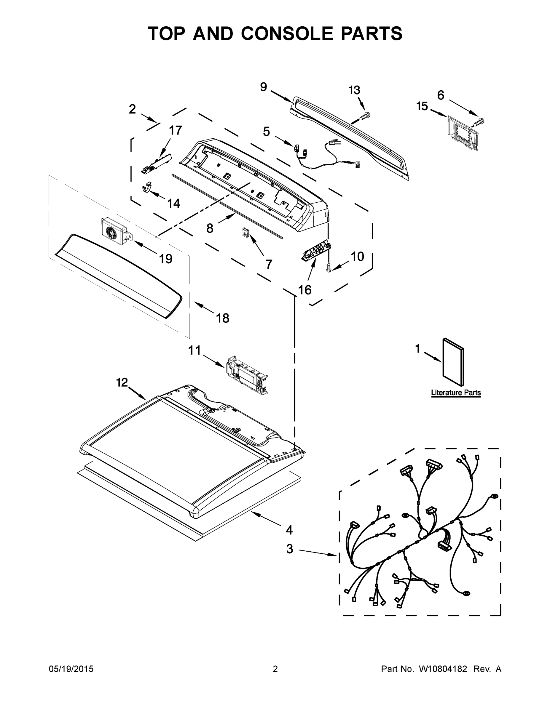 02 - TOP AND CONSOLE PARTS
