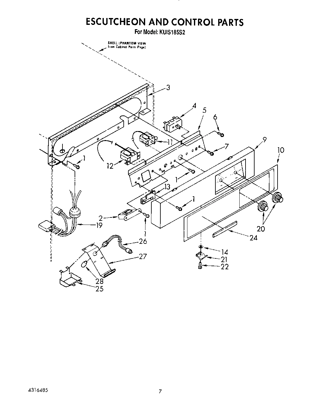 05 - ESCUTCHEON AND CONTROL