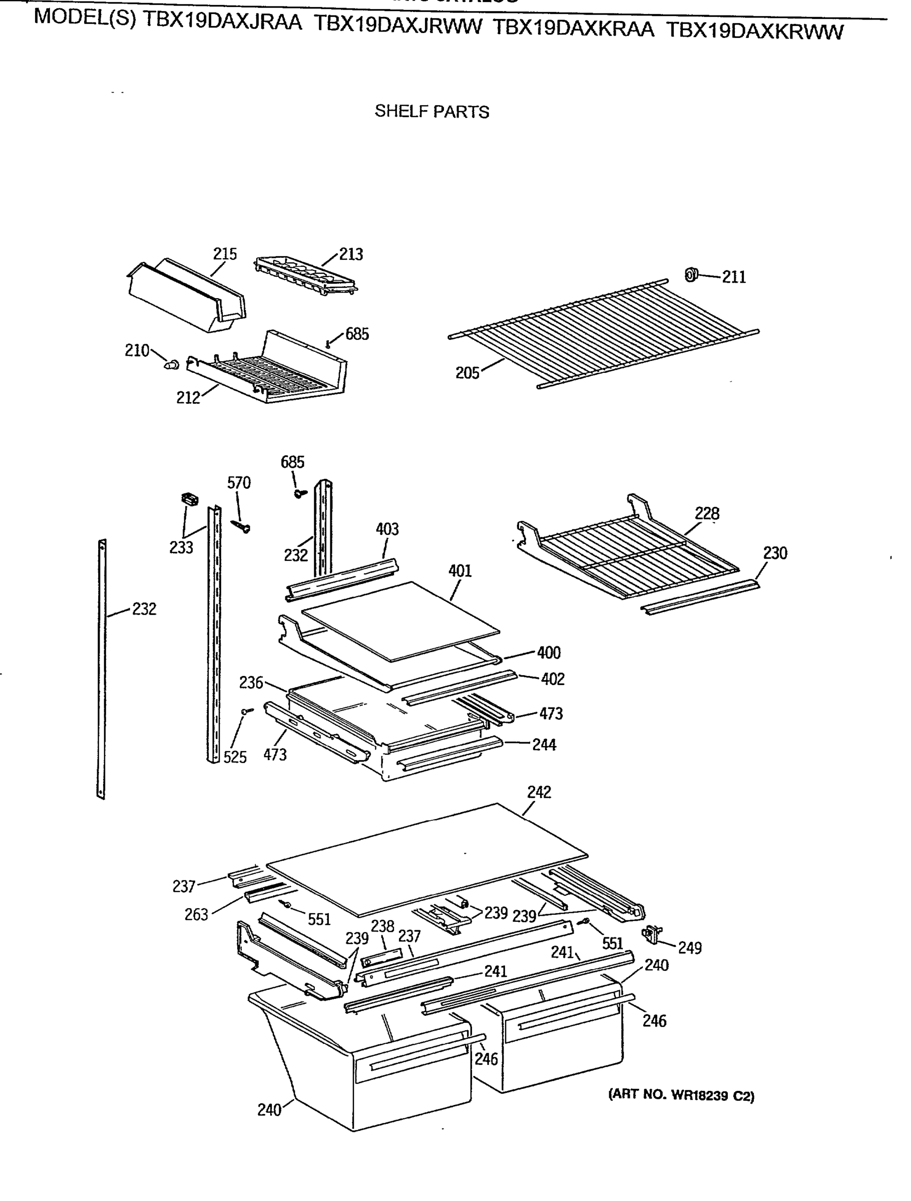SHELF PARTS