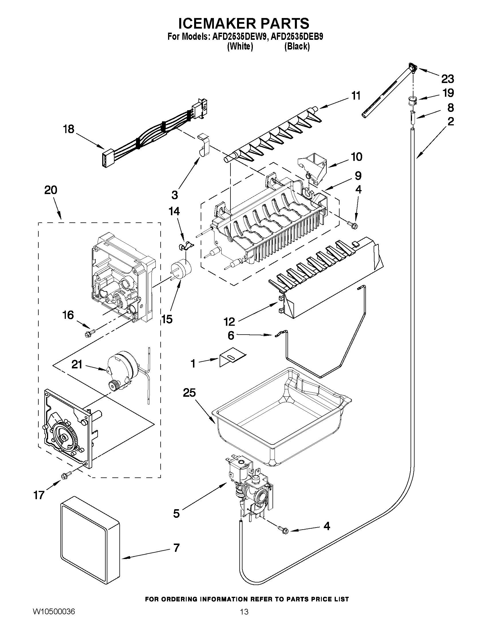 07 - ICEMAKER PARTS