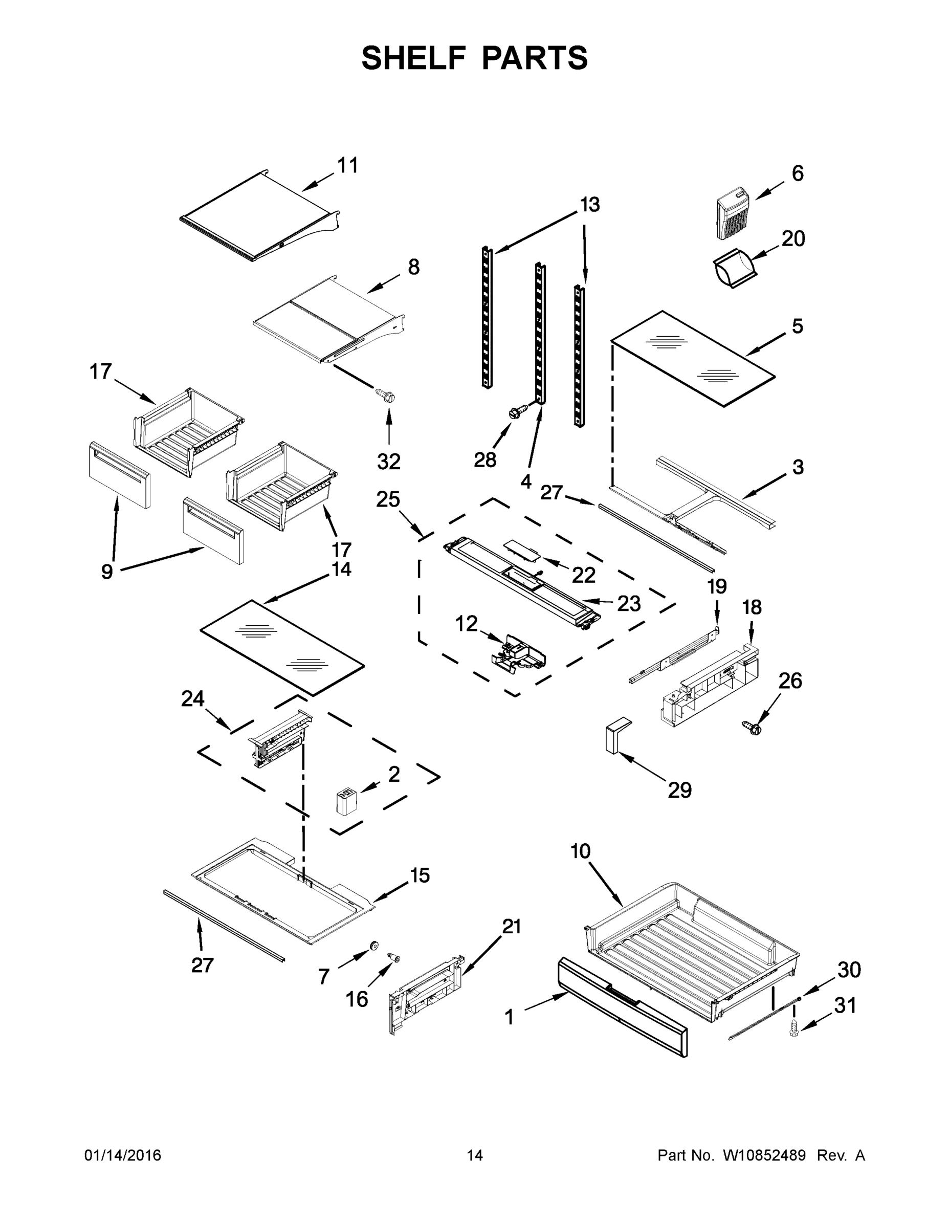 08 - SHELF PARTS