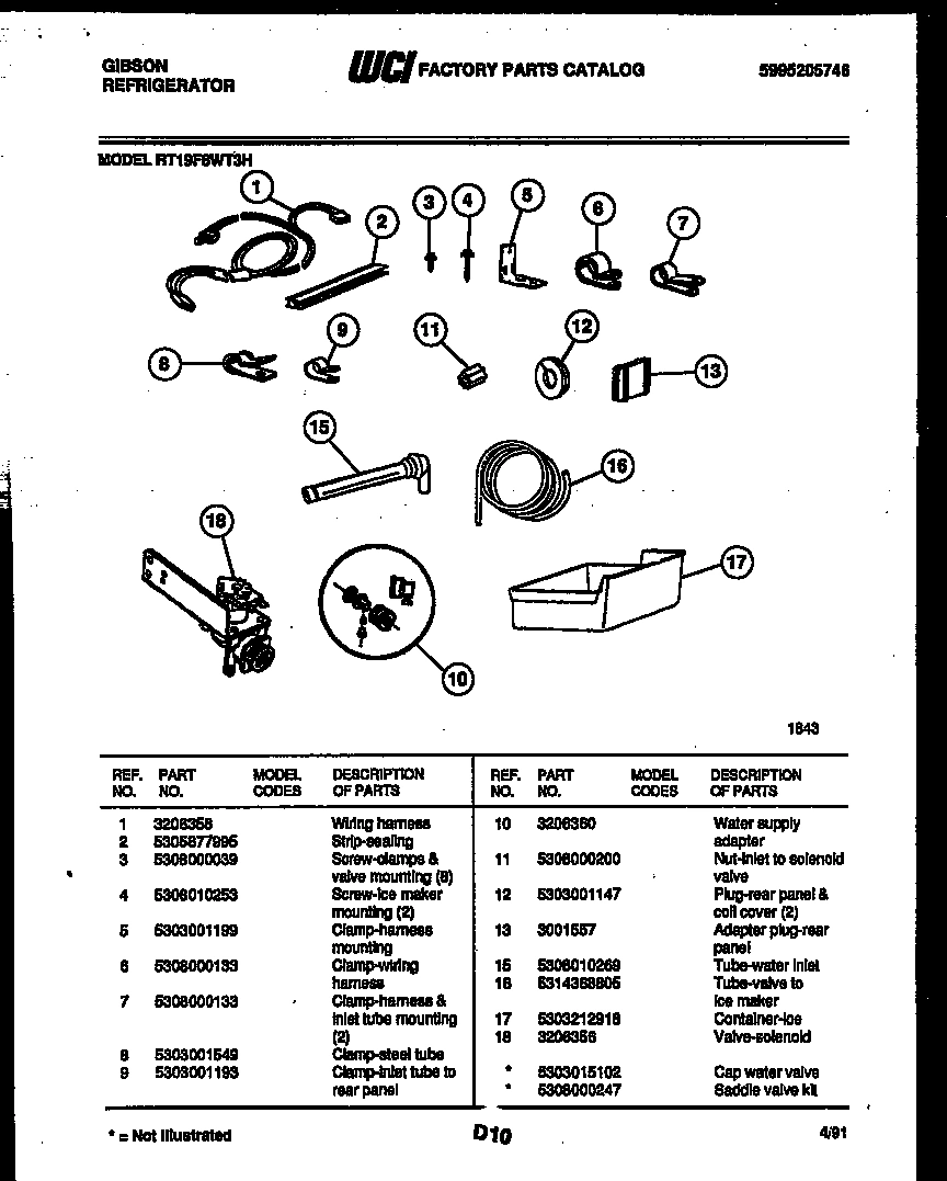 07 - ICE MAKER INSTALLATION PARTS