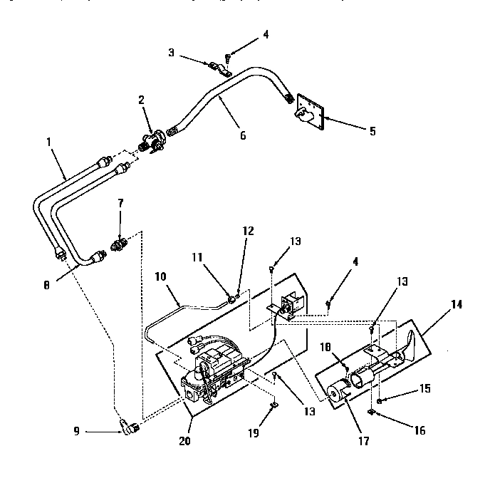 21 - NON- ``M`` MODELS--STANDING PILOT BURNER