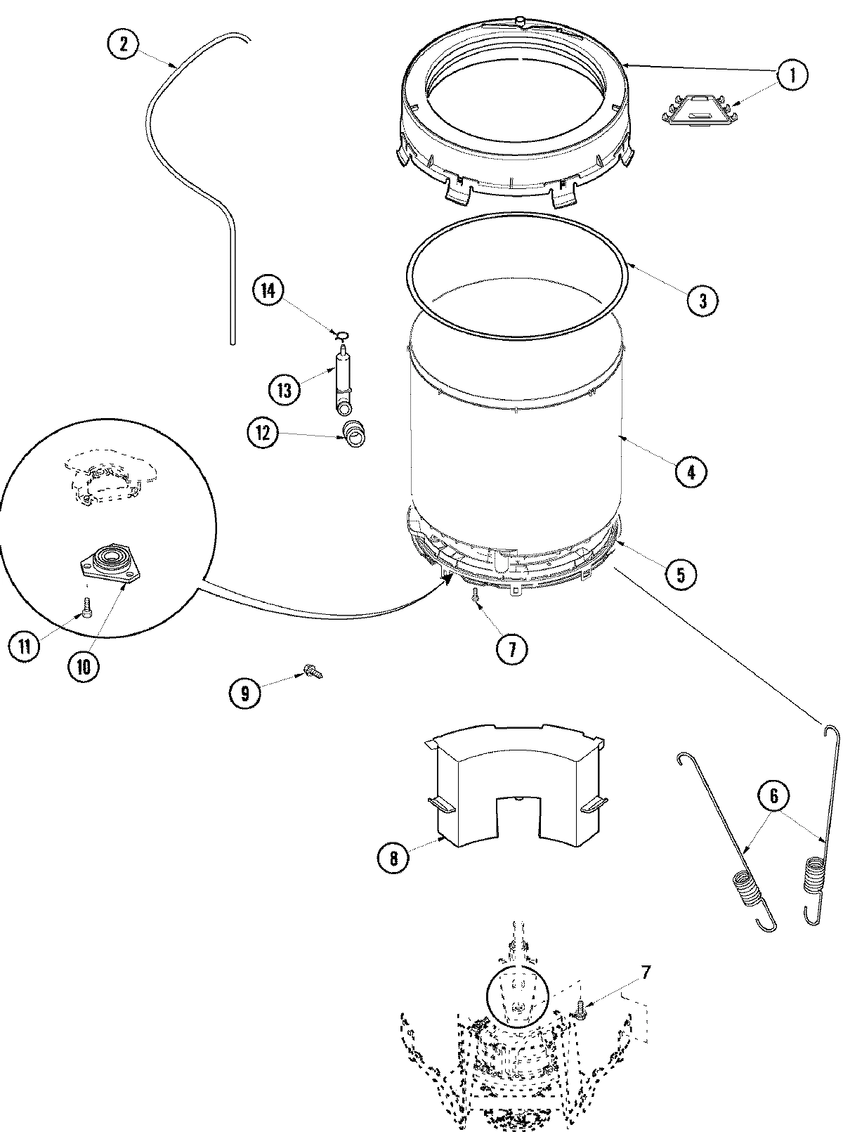 07 - OUTER TUB (SERIES 10)