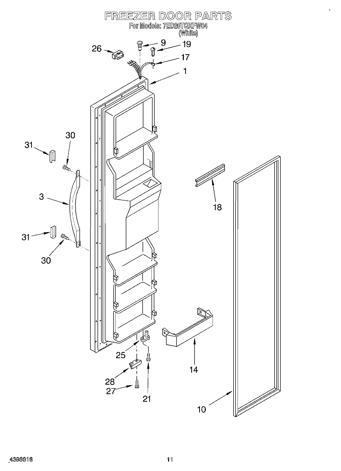 07 - FREEZER DOOR