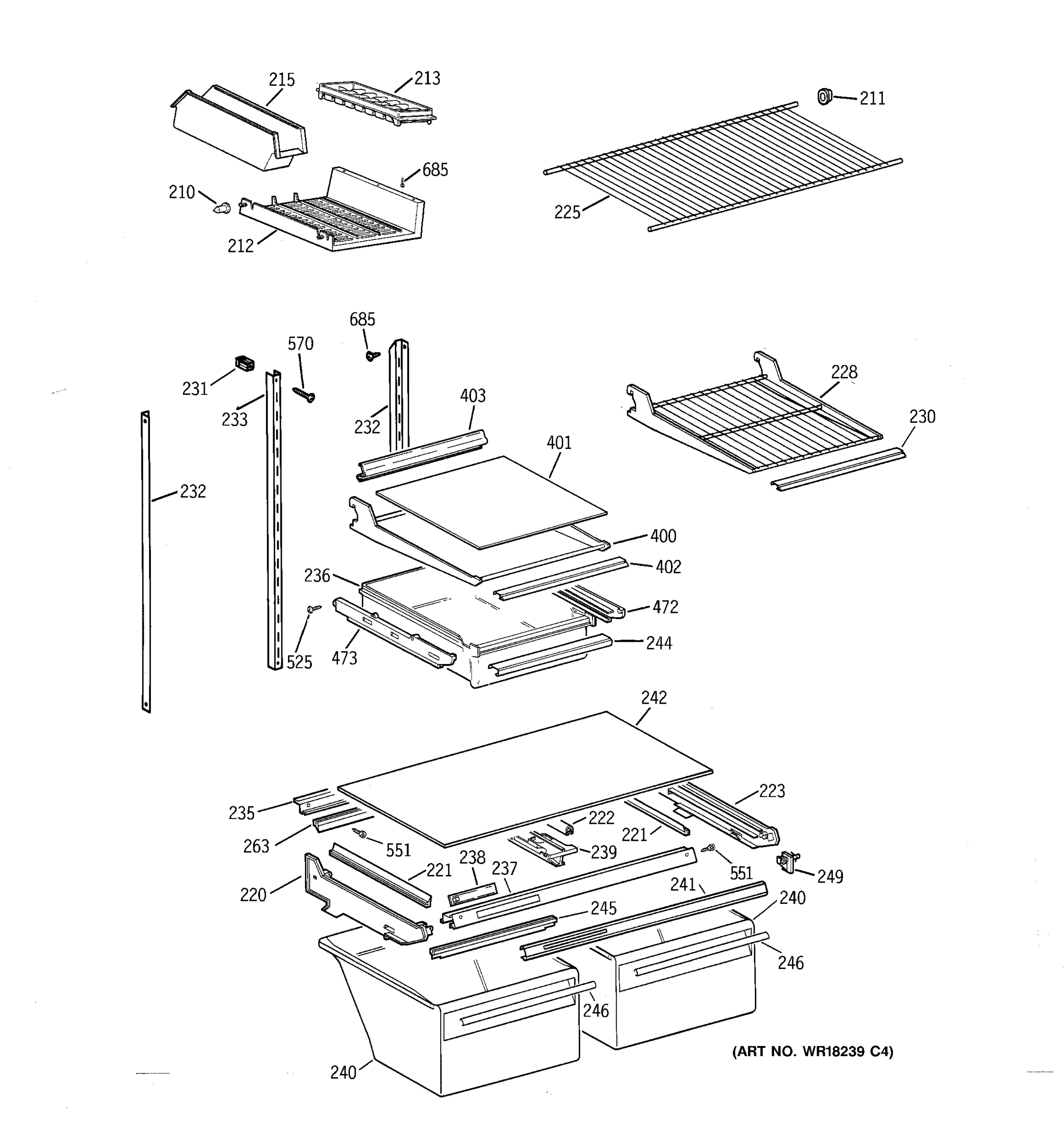 SHELF PARTS