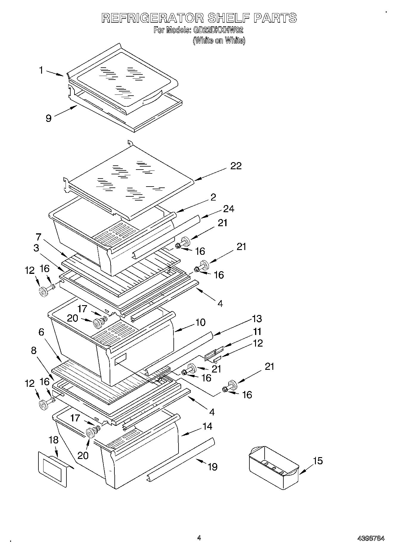 03 - REFRIGERATOR SHELF