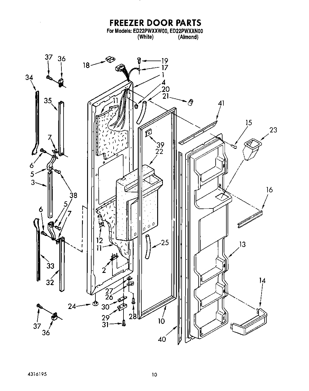 08 - FREEZER DOOR