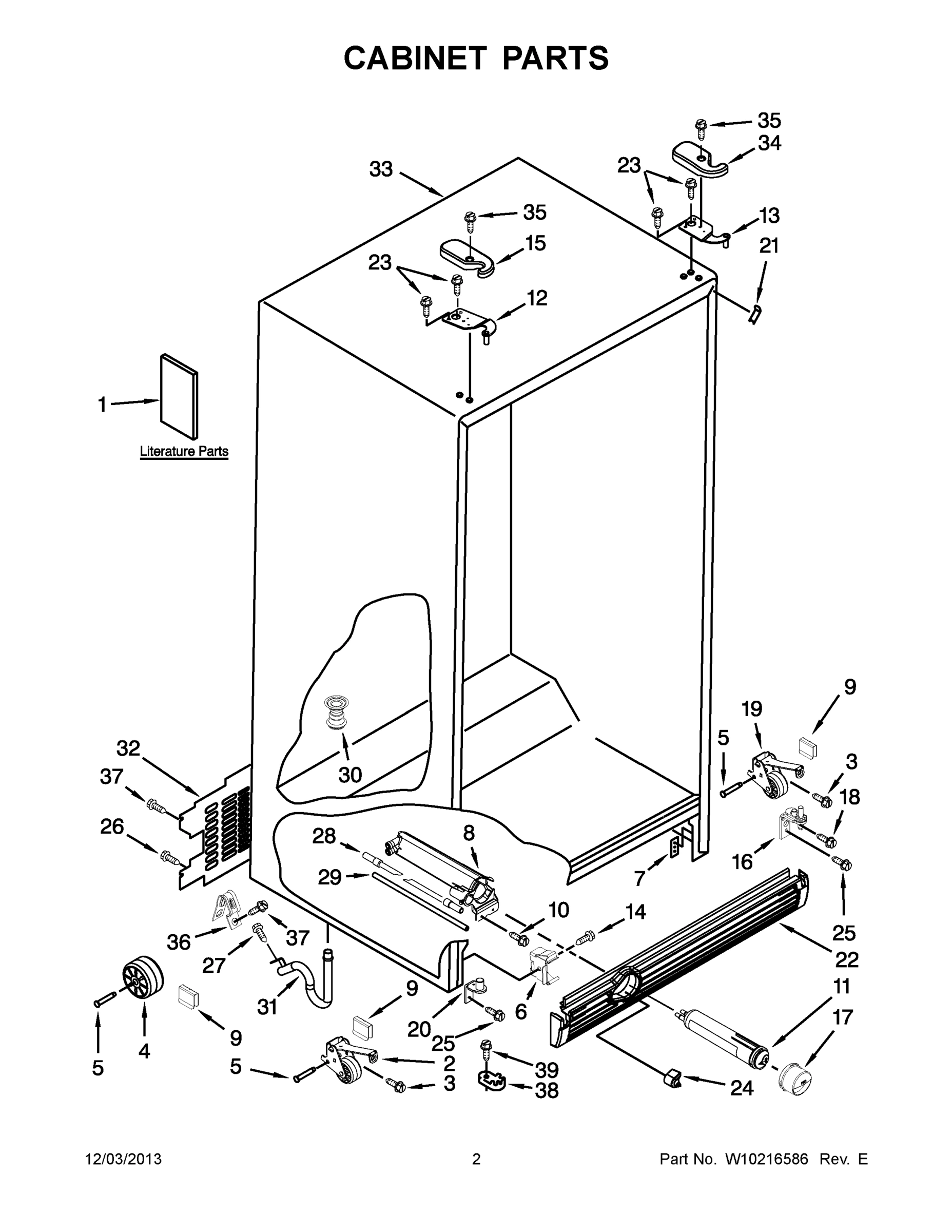 02 - CABINET PARTS