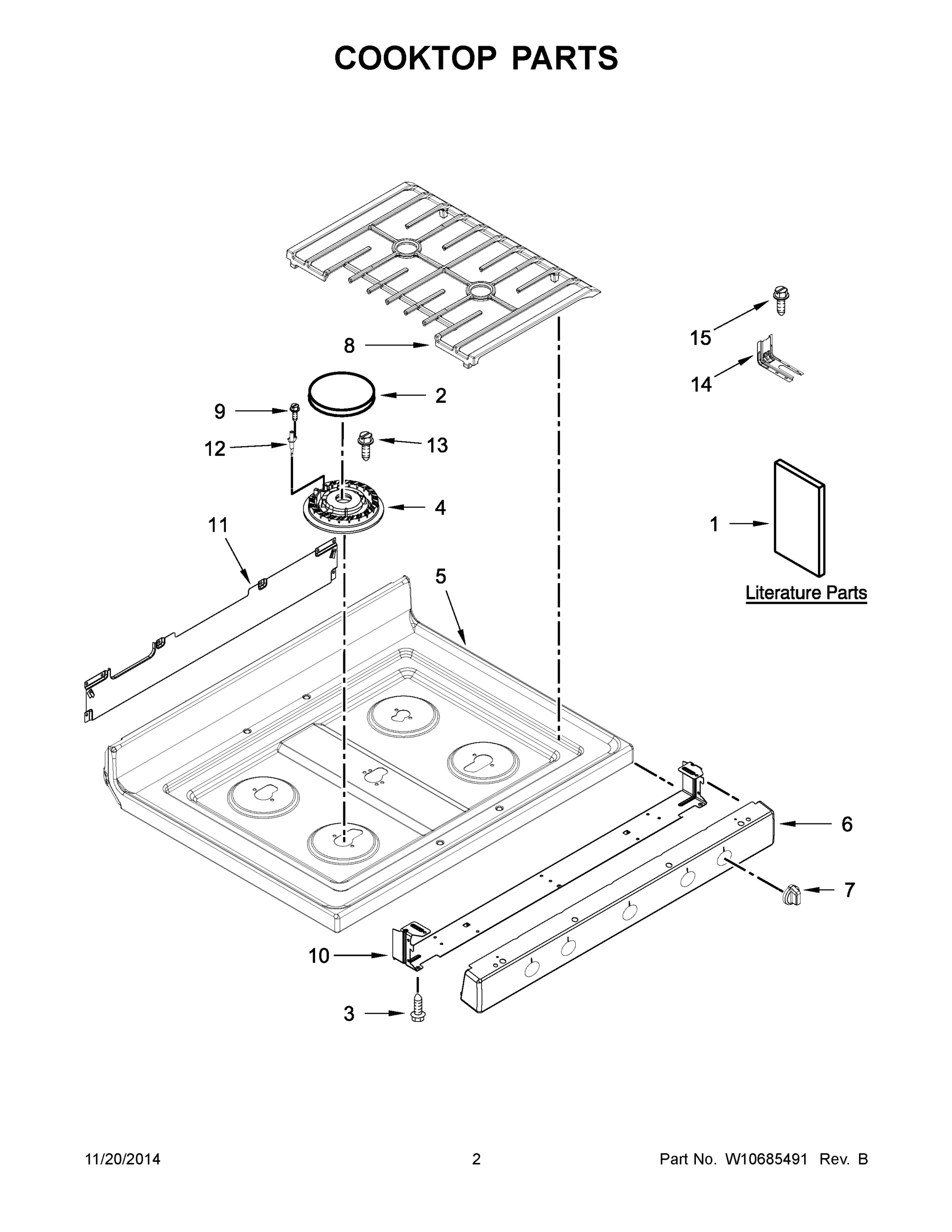 02 - COOKTOP PARTS