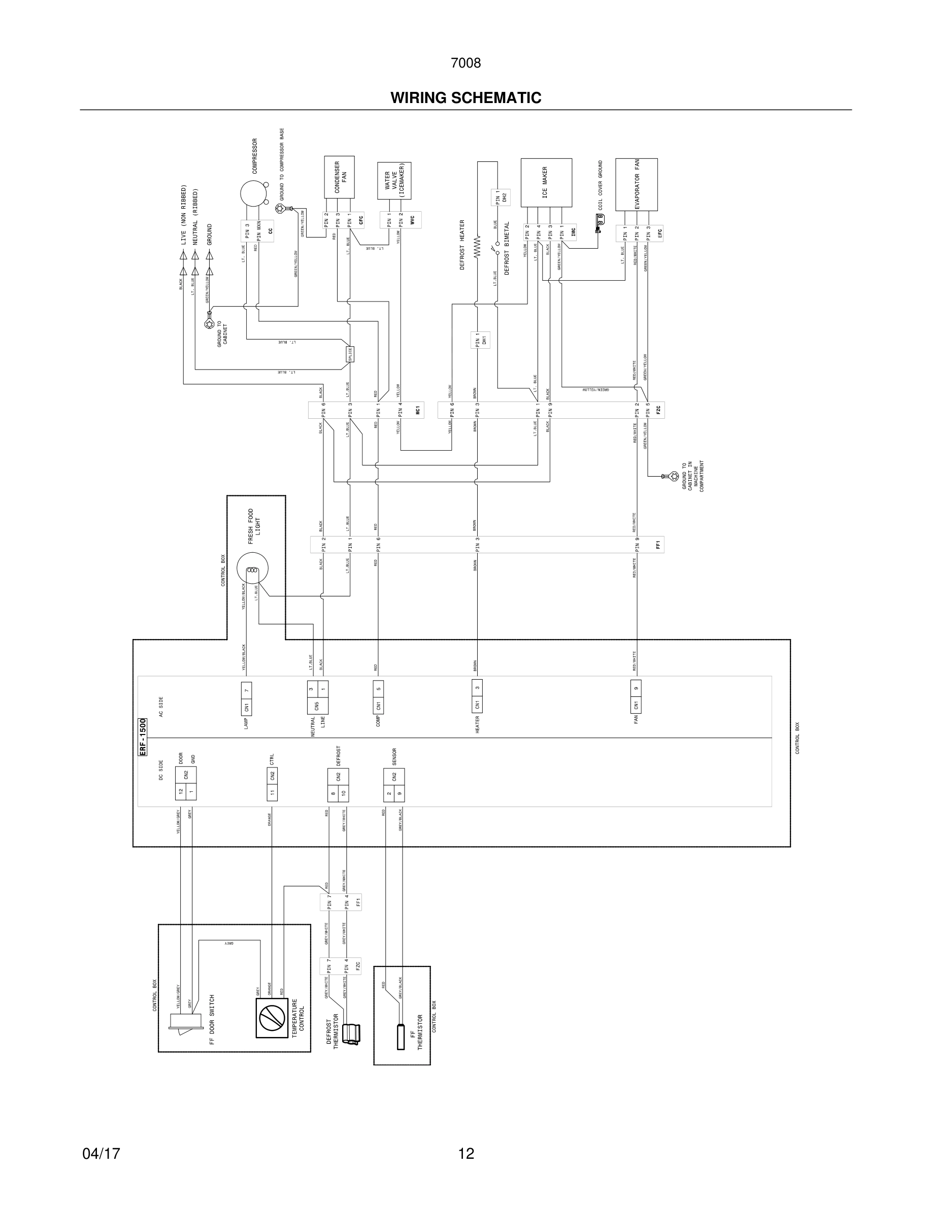 12 - WIRING SCHEMATIC