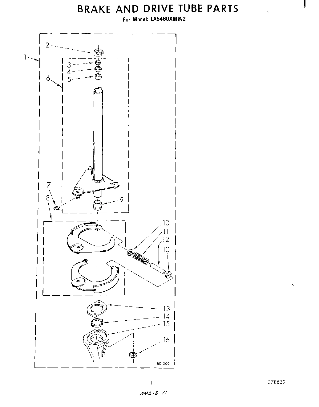 09 - BRAKE AND DRIVE TUBE