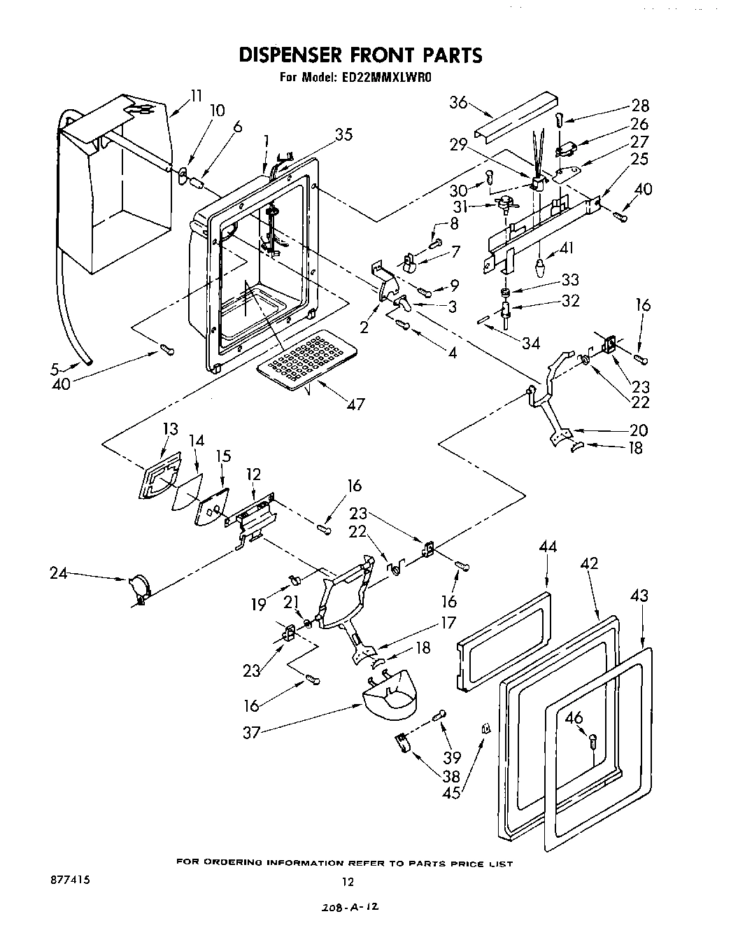 07 - DISPENSER FRONT