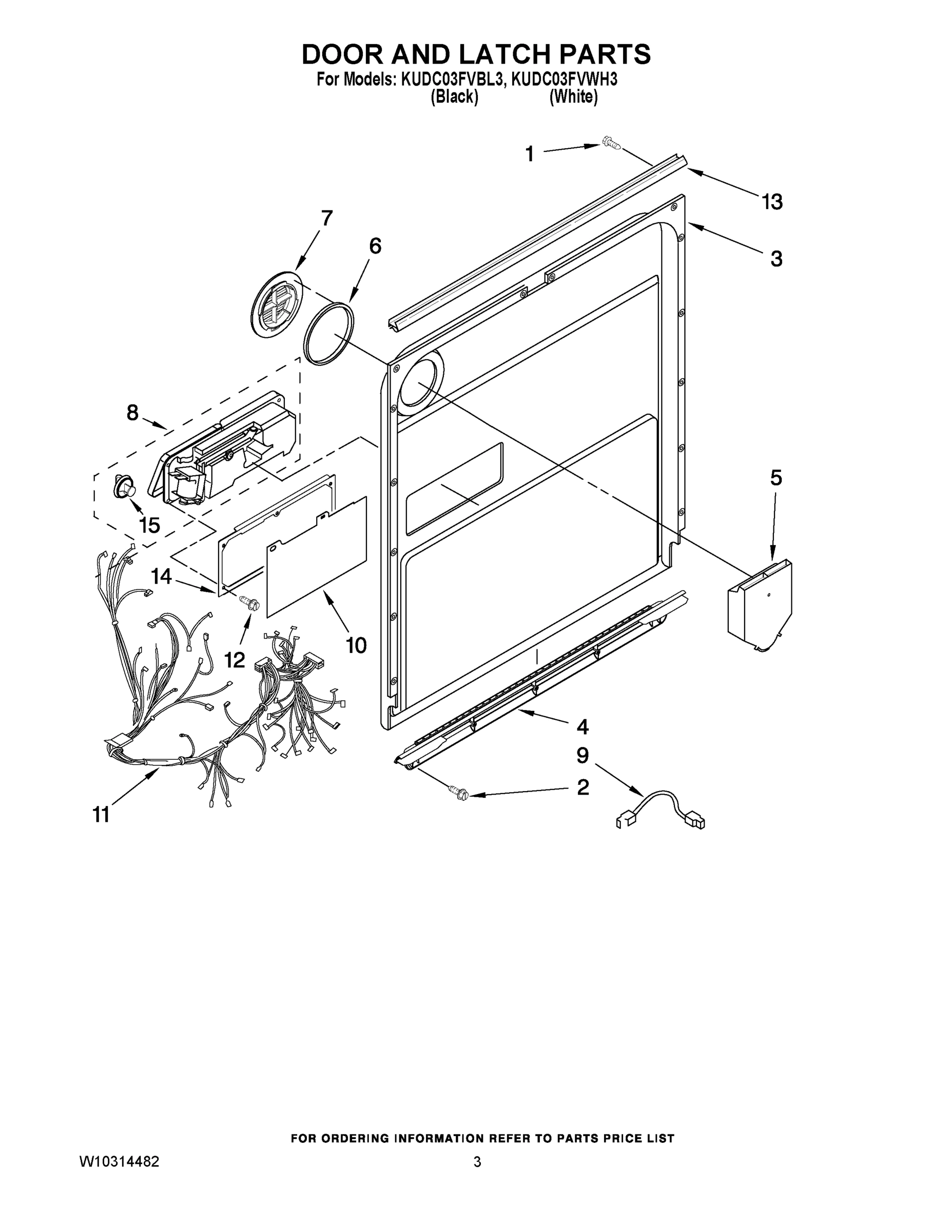03 - DOOR AND LATCH PARTS